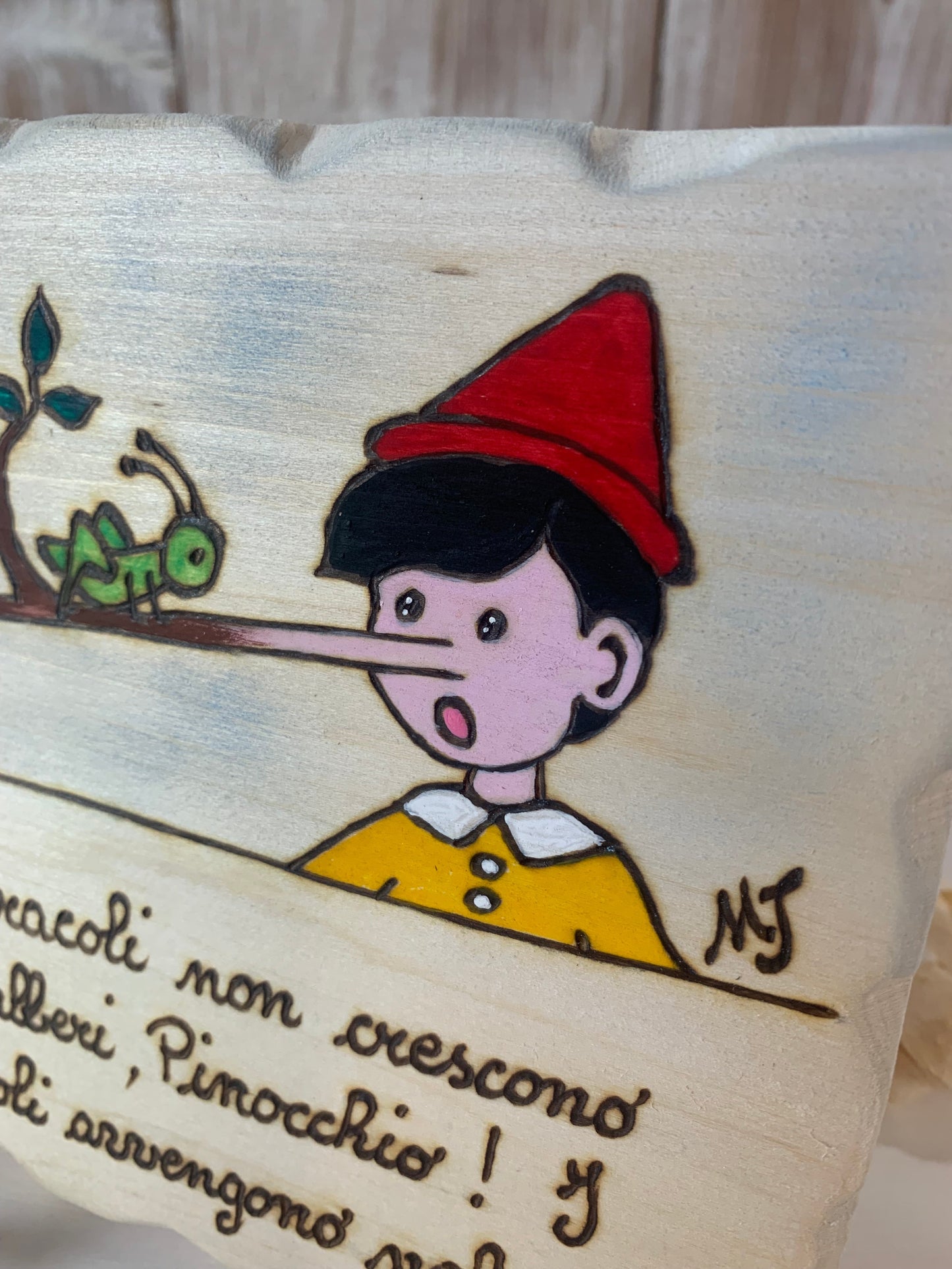 QUADRETTO PINOCCHIO Il Truciolo by MJ