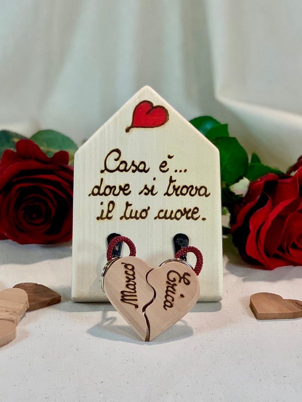 CASETTA PORTACHIAVI COPPIA NONNI Il Truciolo by MJ