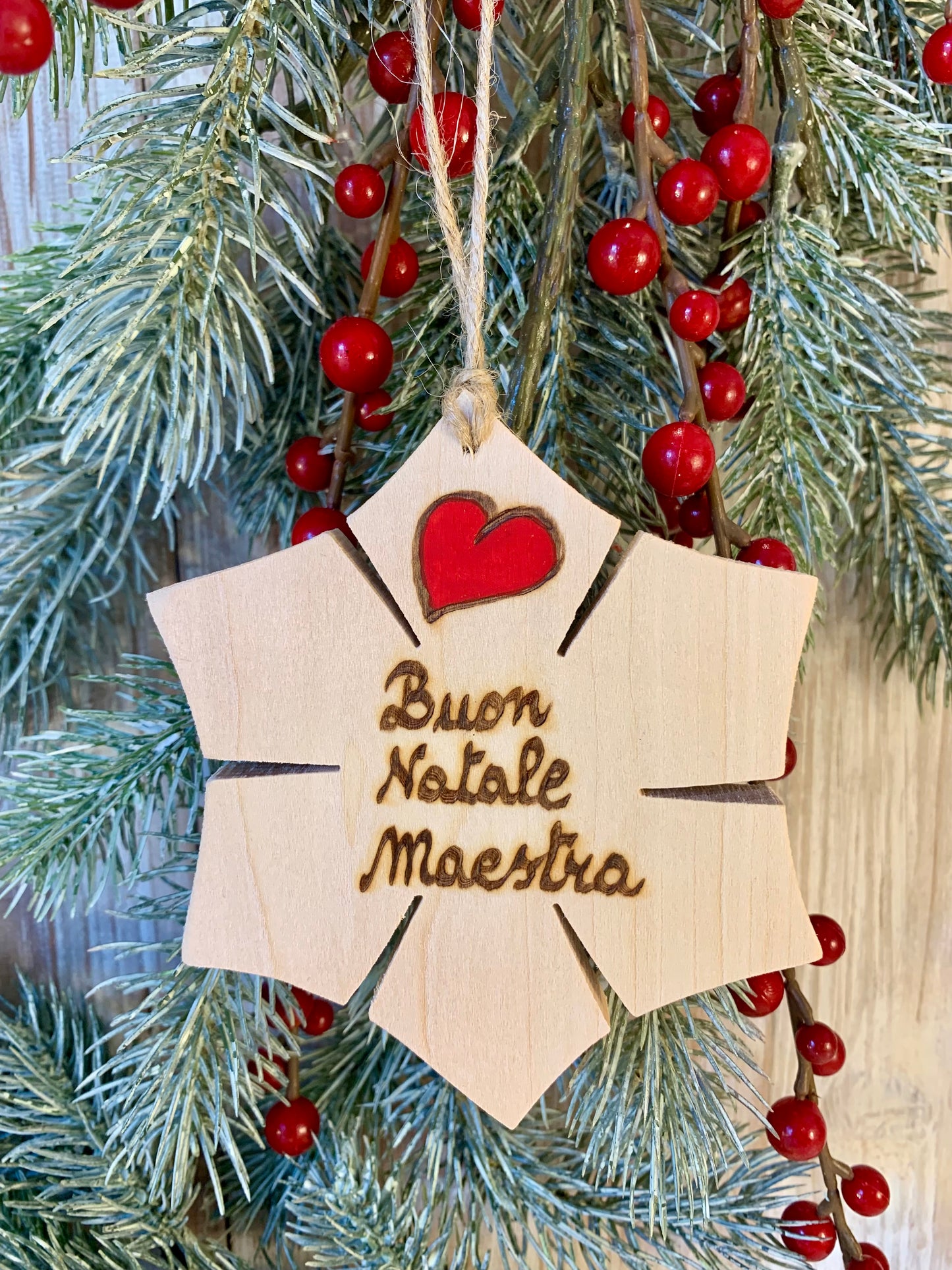 ADDOBBI PER ALBERO DI NATALE Il Truciolo by MJ