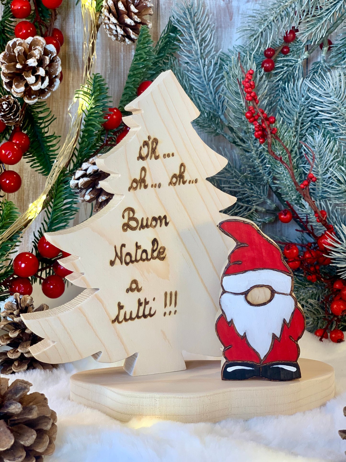 ALBERELLO CON BABBO NATALE Il Truciolo by MJ