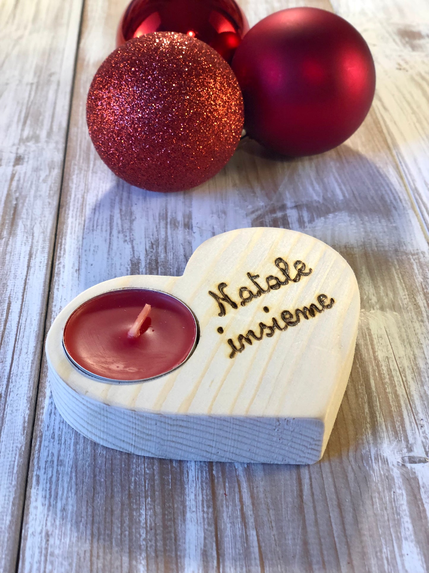 PORTA TEALIGHT CUORE/STELLA/ALBERO/FOGLIA Il Truciolo by MJ