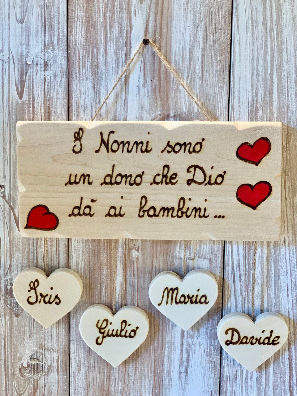 TARGA DELLA FAMIGLIA NONNI Il Truciolo by MJ