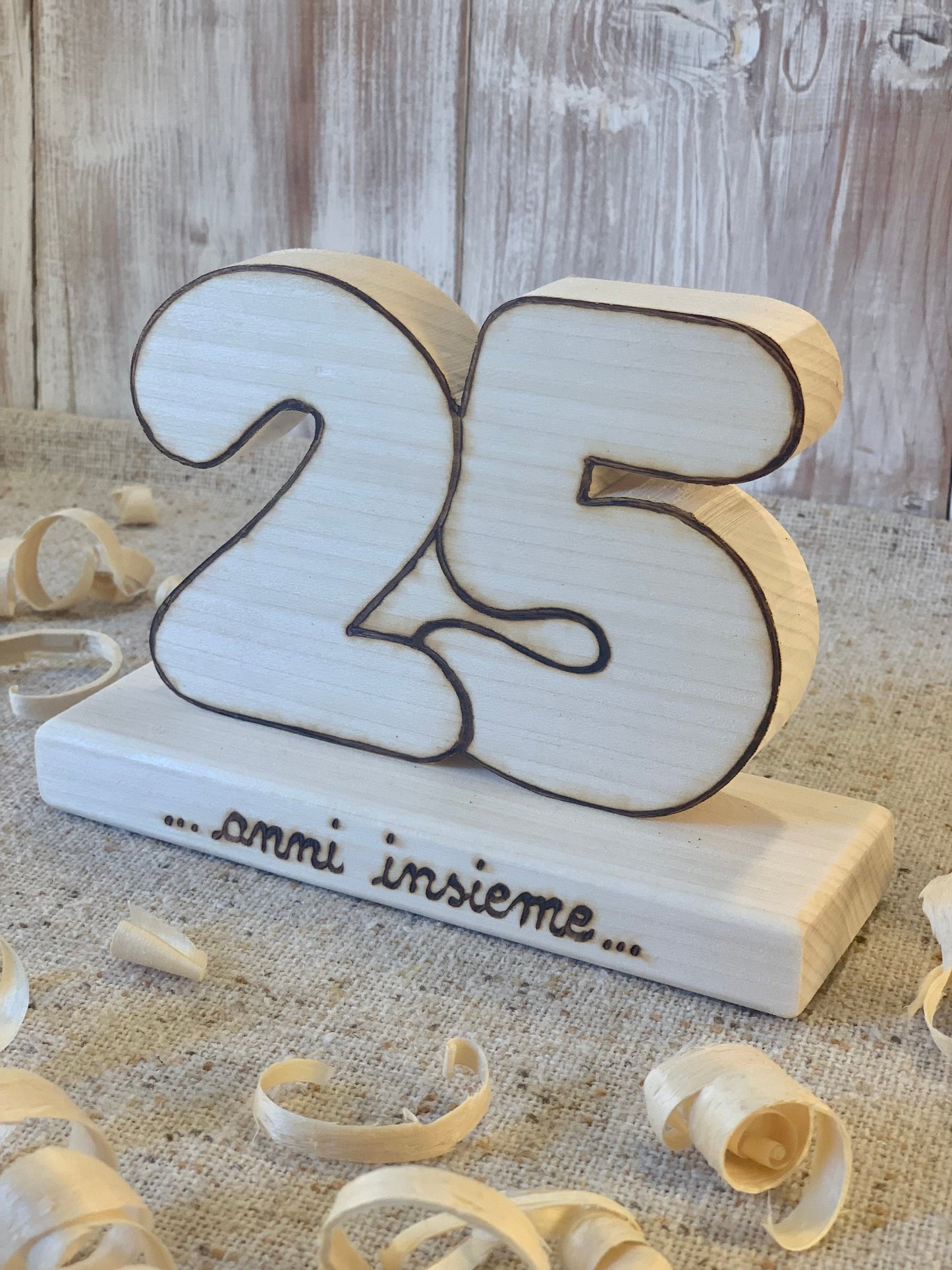 NUMERI IN LEGNO (ordine minimo 8 pezzi) Il Truciolo by MJ