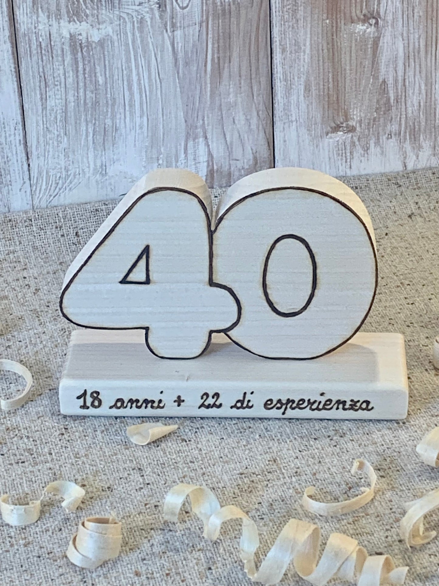 NUMERI IN LEGNO (ordine minimo 8 pezzi) Il Truciolo by MJ