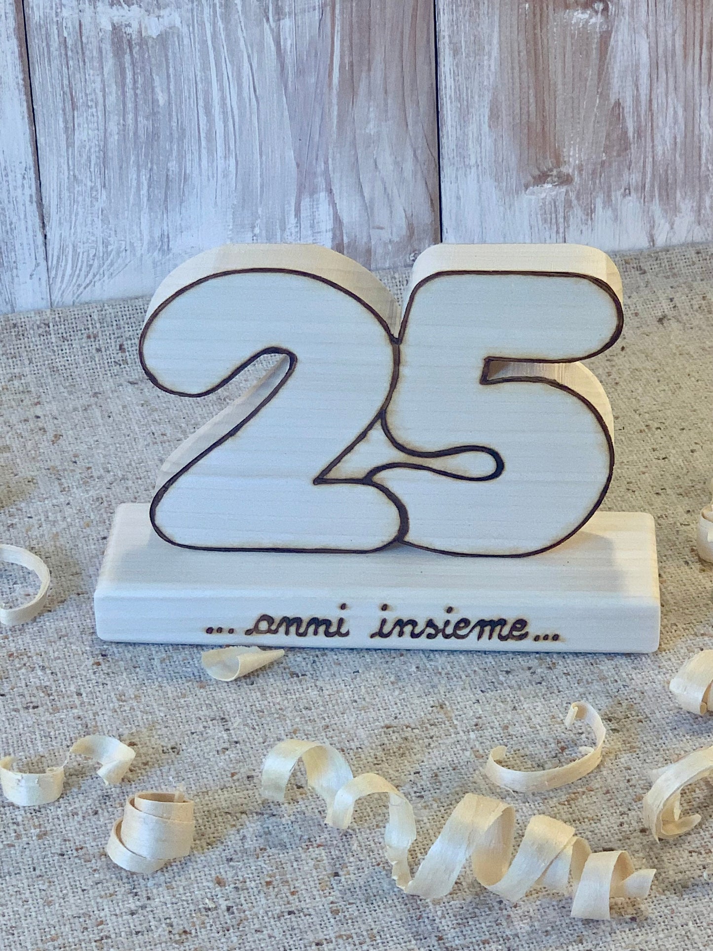 NUMERI IN LEGNO (ordine minimo 8 pezzi) Il Truciolo by MJ