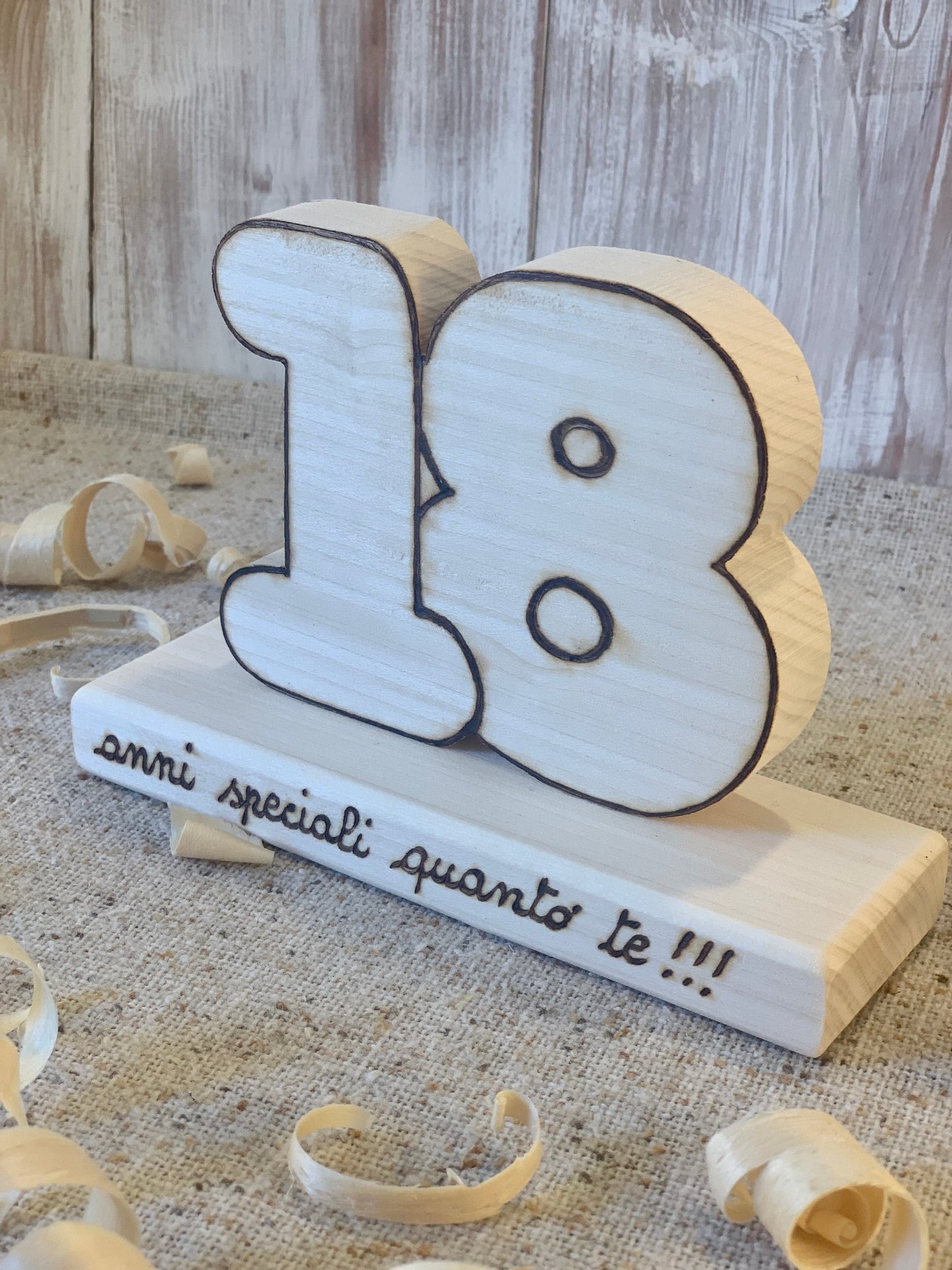 NUMERI IN LEGNO (ordine minimo 8 pezzi) Il Truciolo by MJ