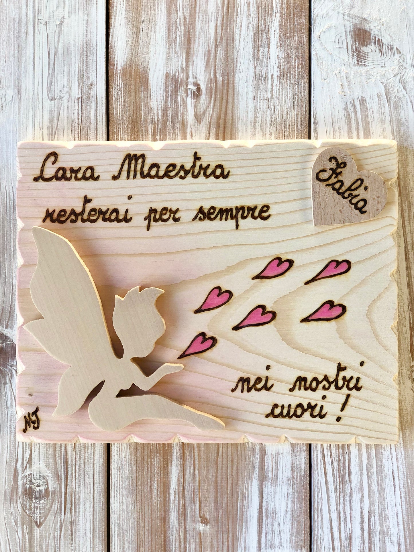 QUADRETTO PER LE MAESTRE Il Truciolo by MJ
