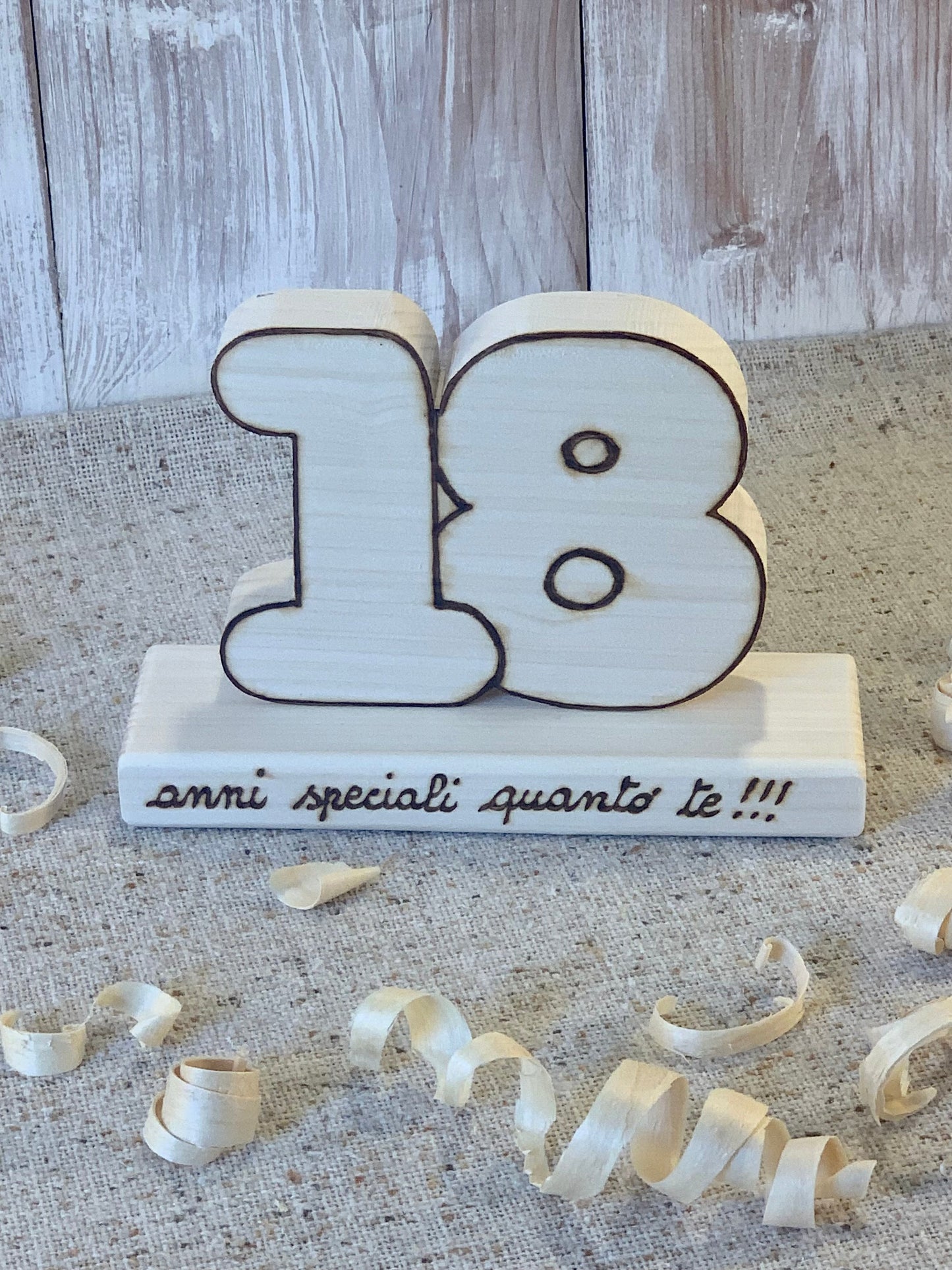 NUMERI IN LEGNO (ordine minimo 8 pezzi) Il Truciolo by MJ