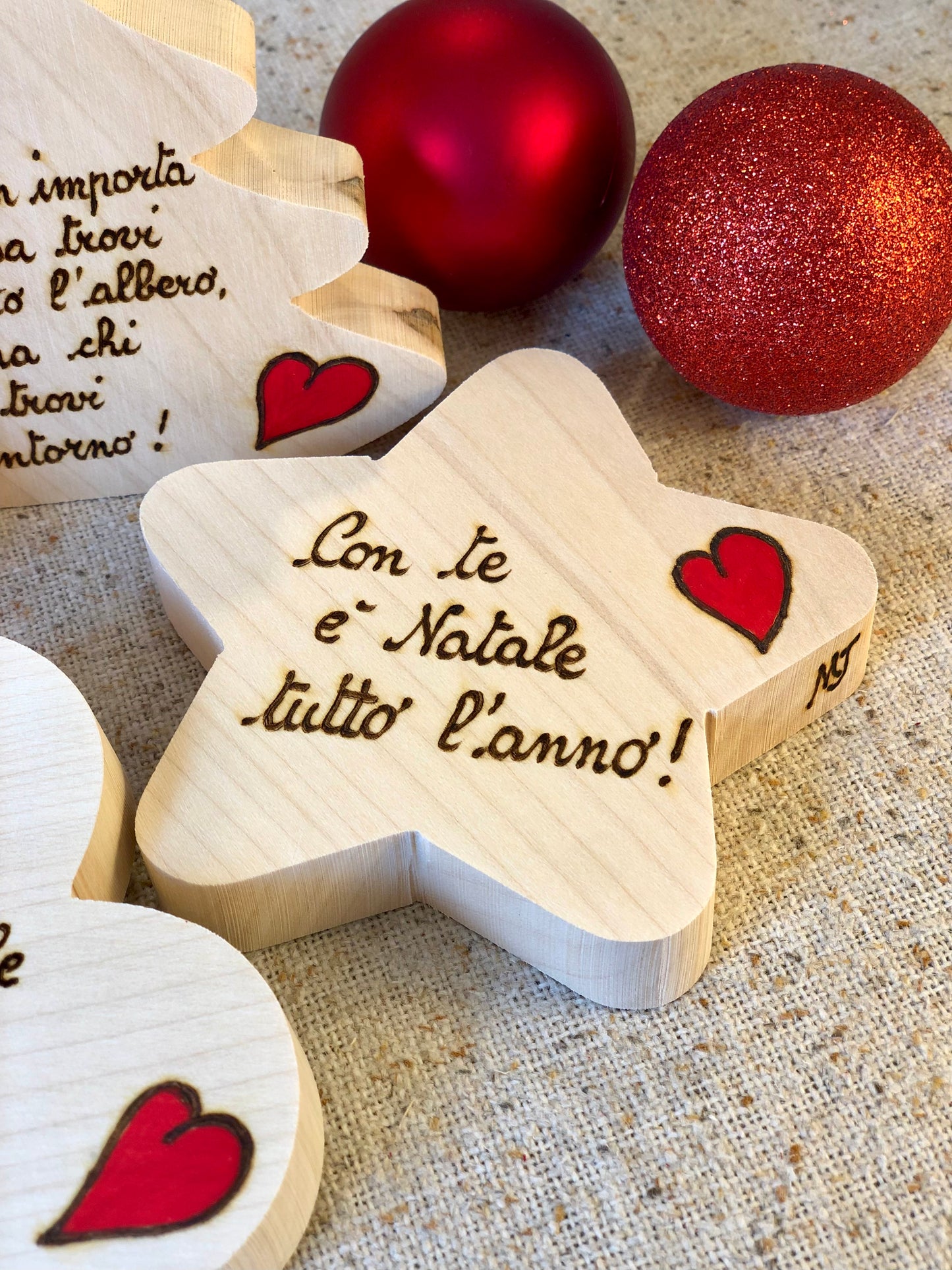 SAGOME DA APPOGGIO CON DEDICA Il Truciolo by MJ