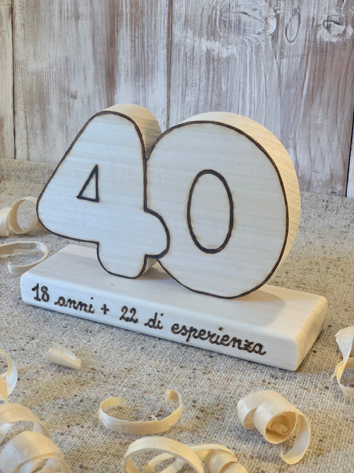 NUMERI IN LEGNO (ordine minimo 8 pezzi) Il Truciolo by MJ