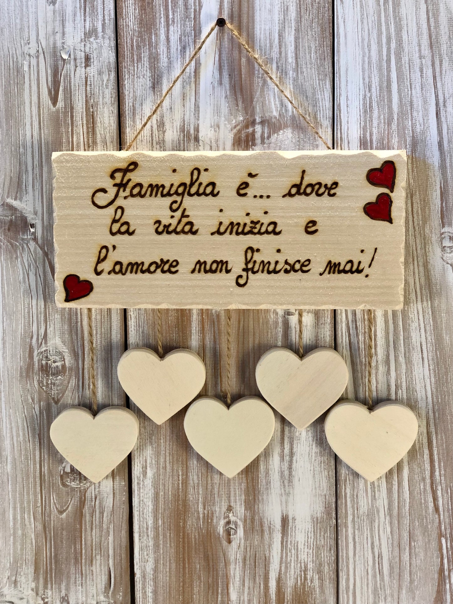 TARGA DELLA FAMIGLIA Il Truciolo by MJ