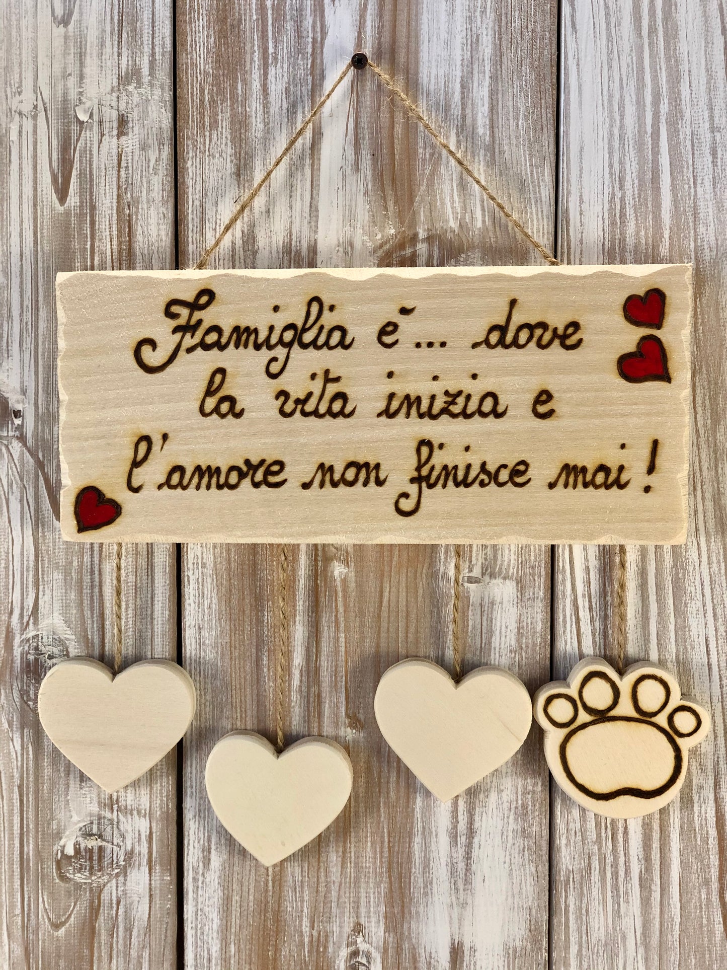 TARGA DELLA FAMIGLIA Il Truciolo by MJ
