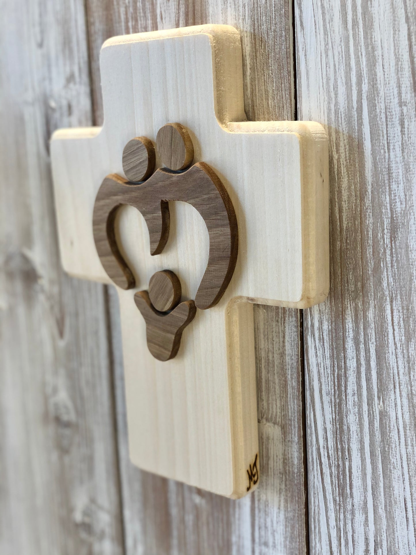 CROCEFISSO CON SACRA FAMIGLIA Il Truciolo by MJ