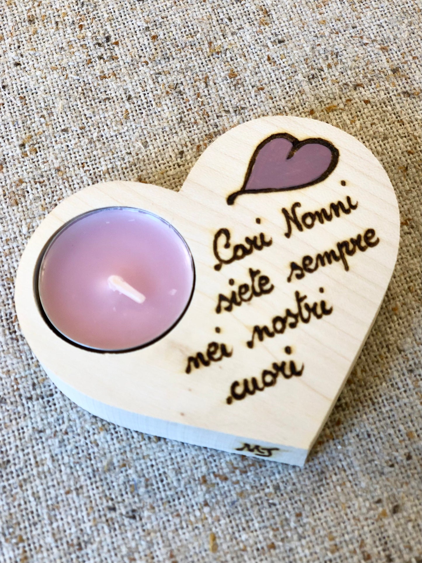 PORTA TEALIGHT NONNI Il Truciolo by MJ