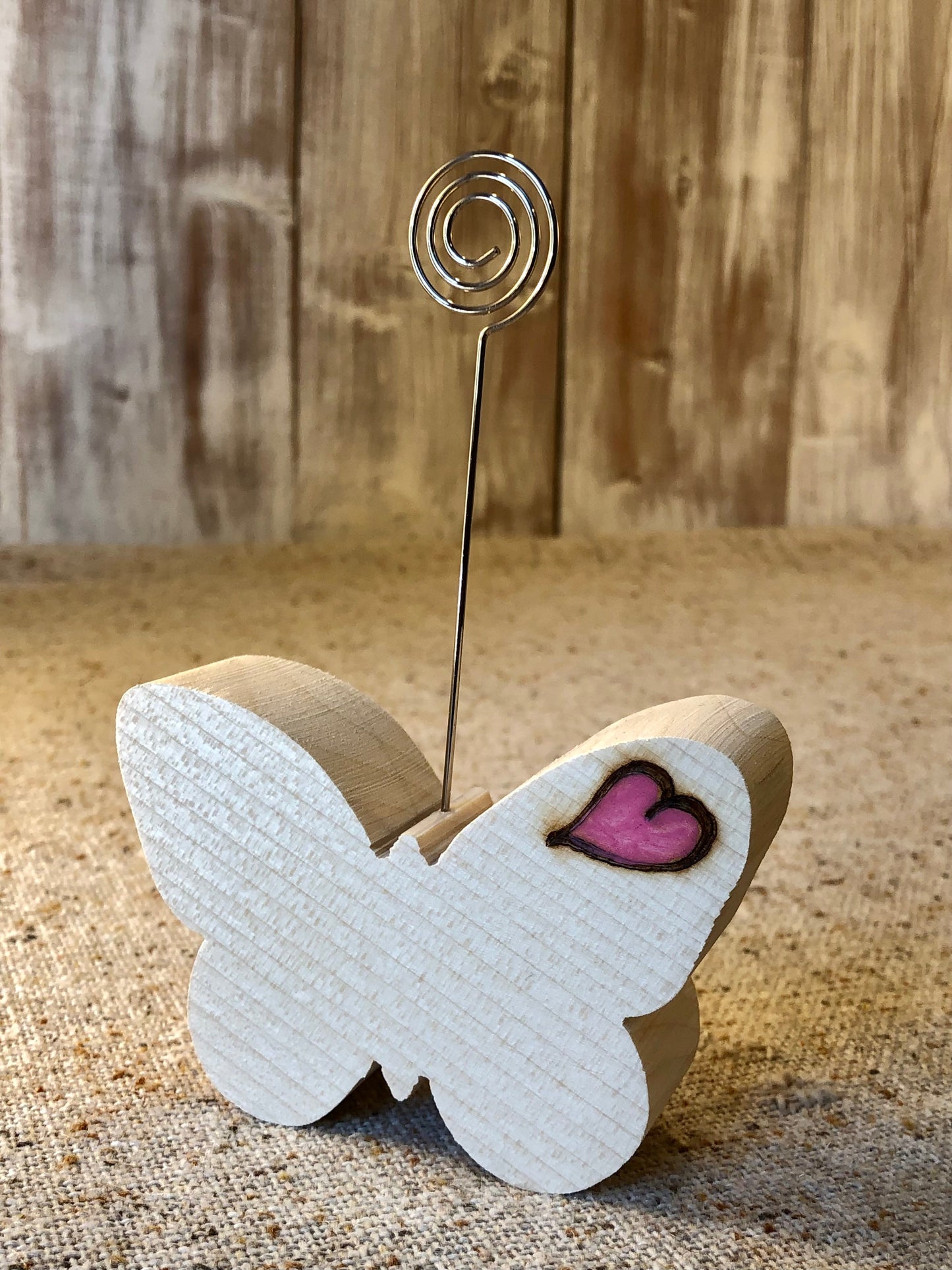 FARFALLA SEGNAPOSTO (ordine minimo 8 pezzi) Il Truciolo by MJ