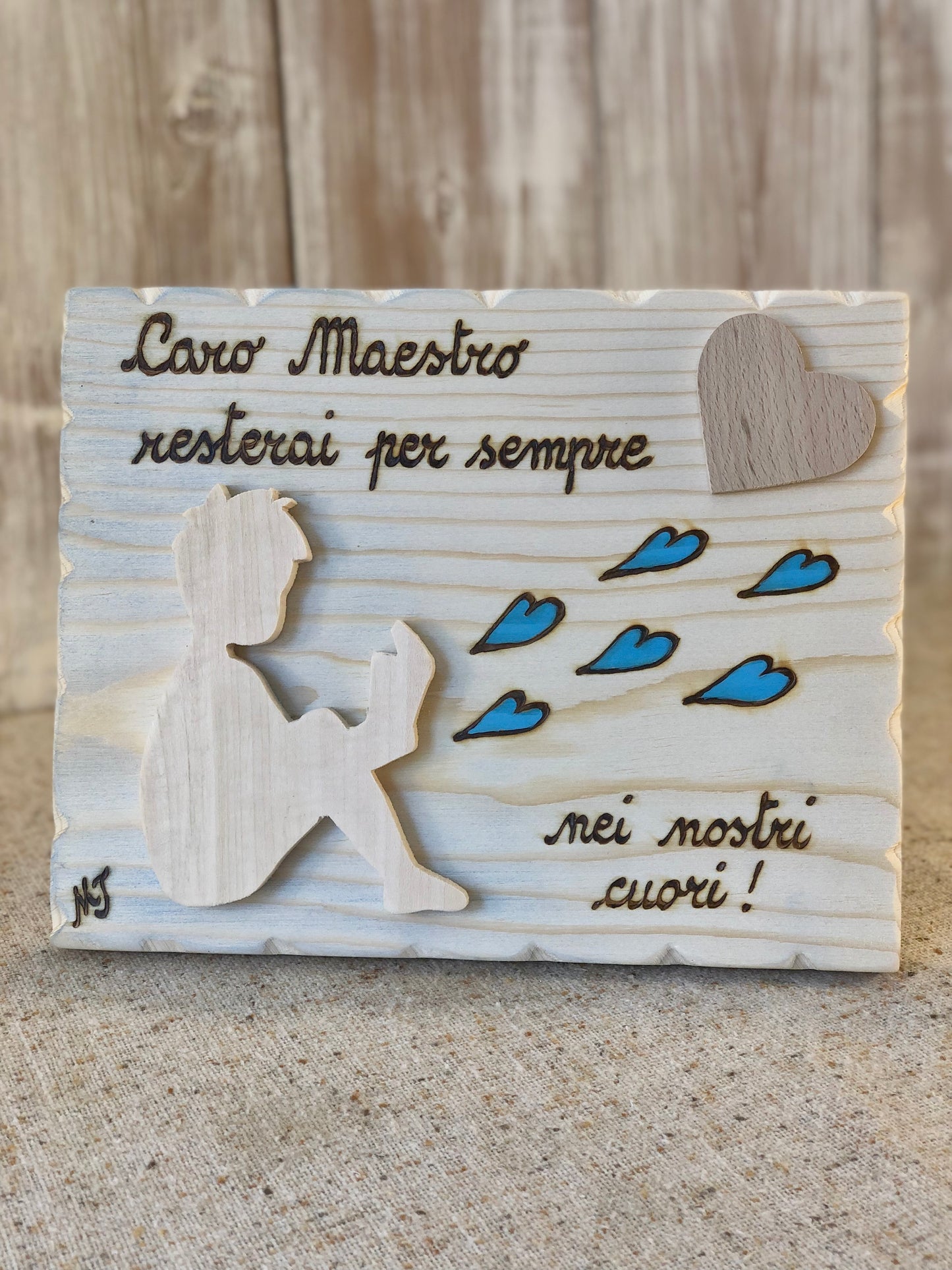 QUADRETTO PER LE MAESTRE Il Truciolo by MJ