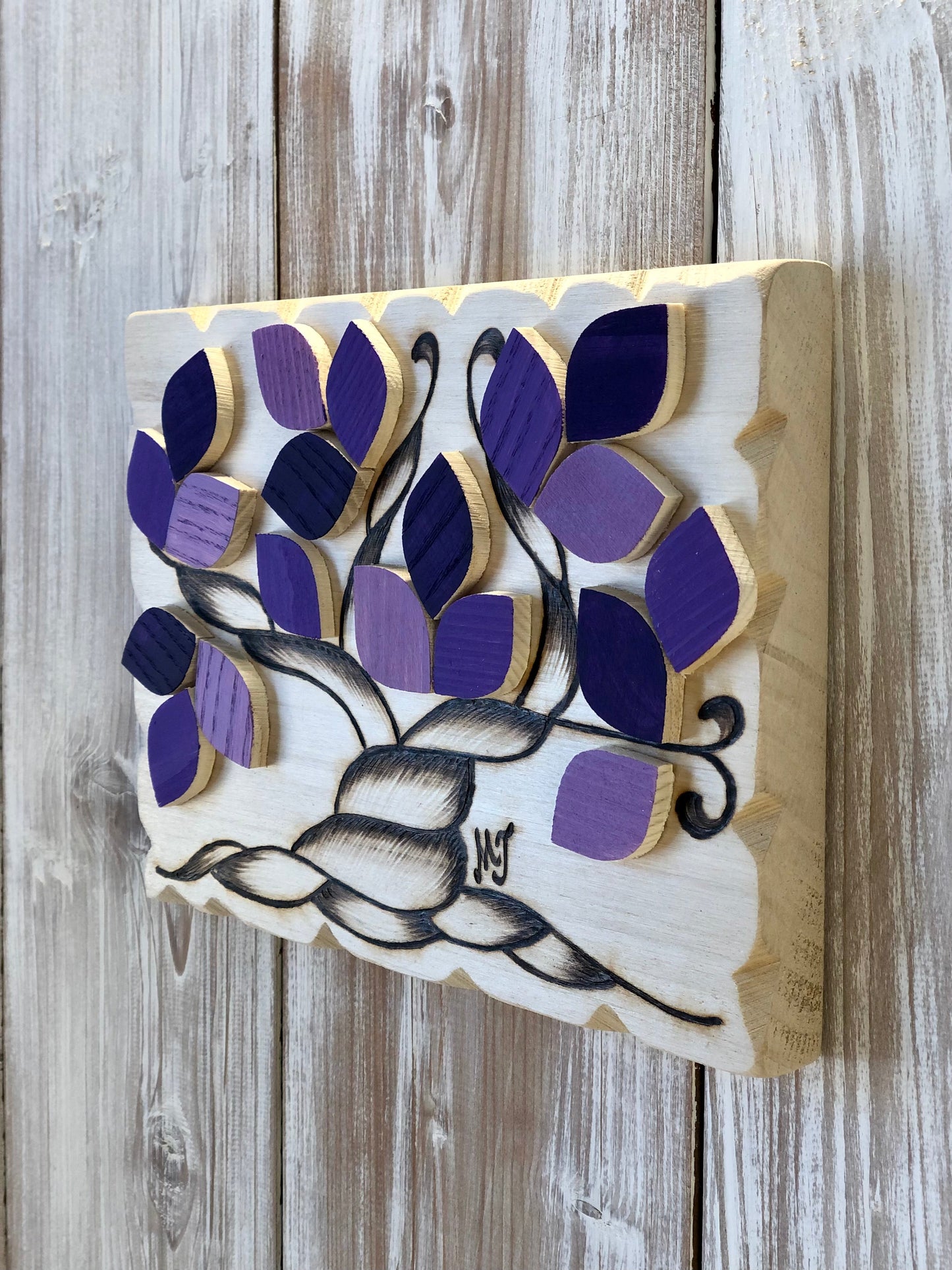 ALBERO DELLA VITA VIOLA 20X15cm (ordine minimo 5 pezzi) Il Truciolo by MJ