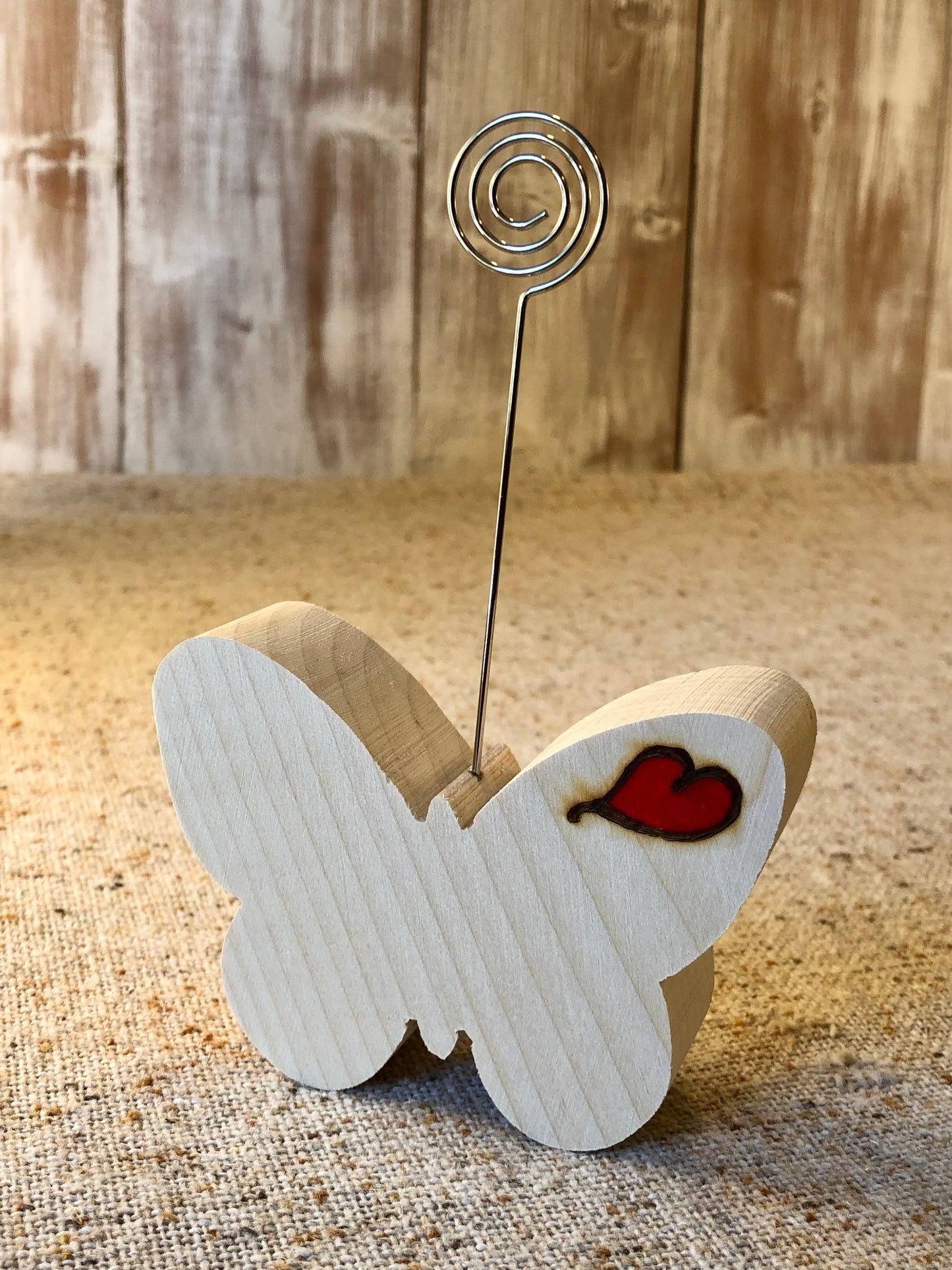 FARFALLA SEGNAPOSTO (ordine minimo 8 pezzi) Il Truciolo by MJ