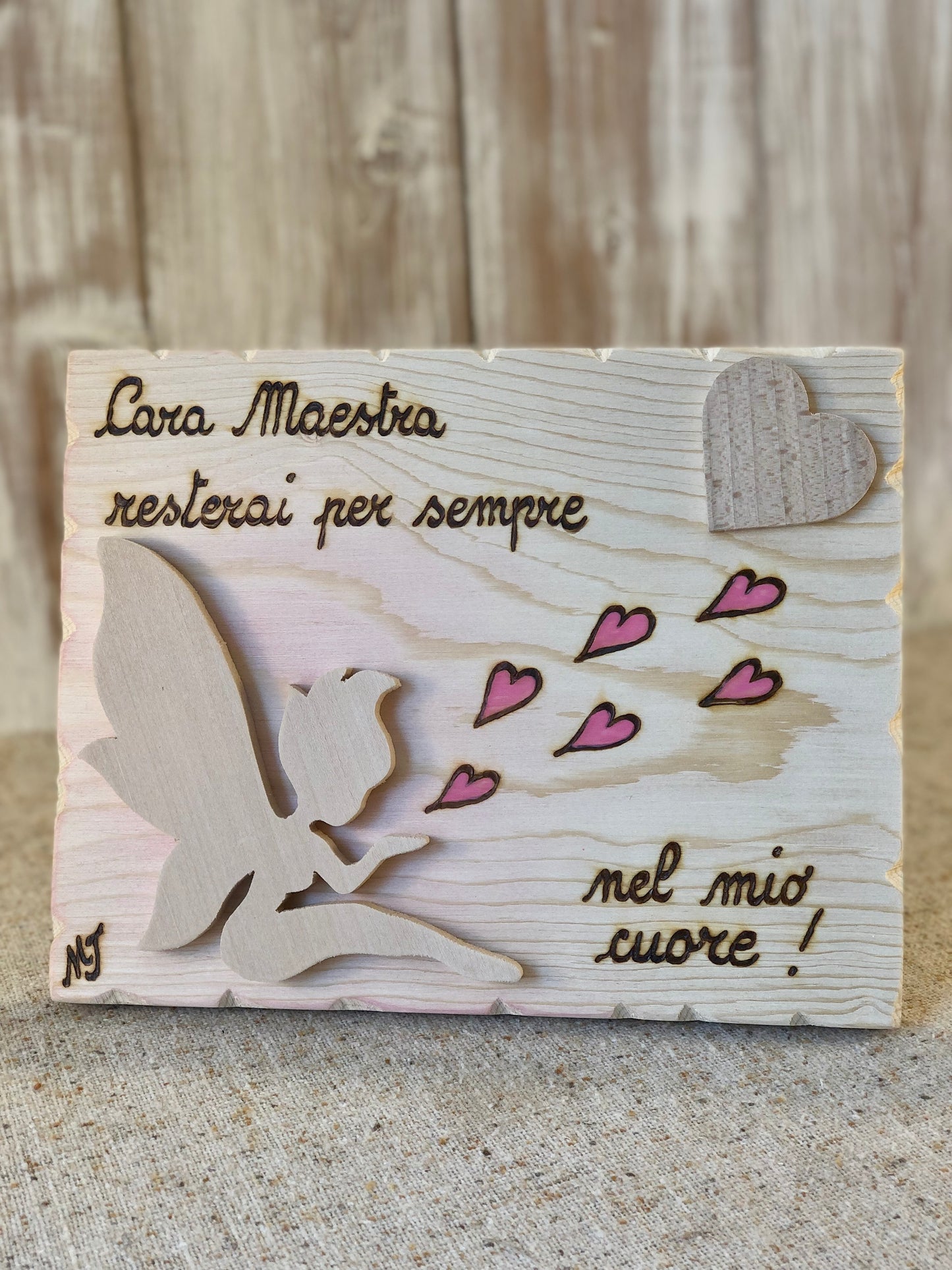 QUADRETTO PER LE MAESTRE Il Truciolo by MJ