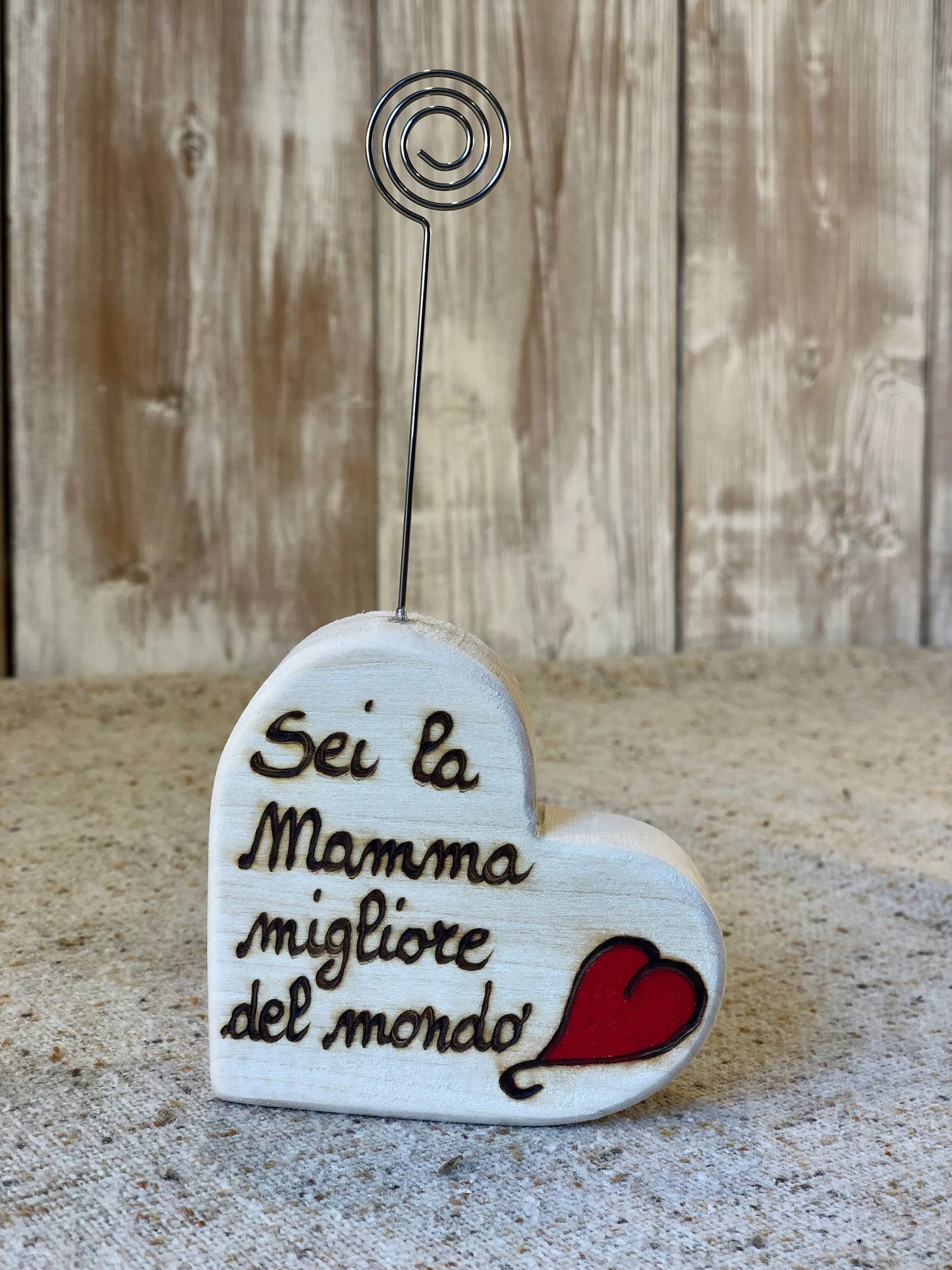 CUORE SEGNAPOSTO (ordine minimo 8 pezzi) Il Truciolo by MJ