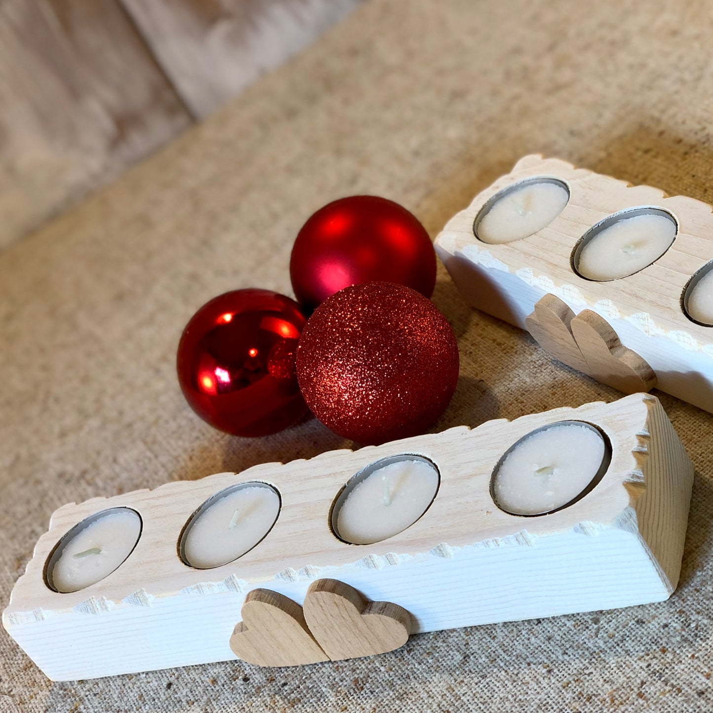 PORTA CANDELE BIANCO Il Truciolo by MJ