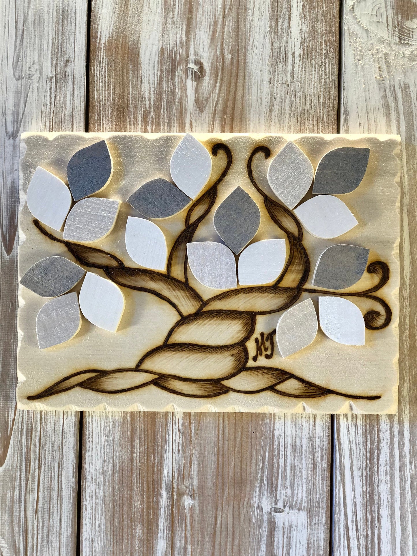 ALBERO DELLA VITA BIANCO 20x15cm (ordine minimo 5 pezzi) Il Truciolo by MJ