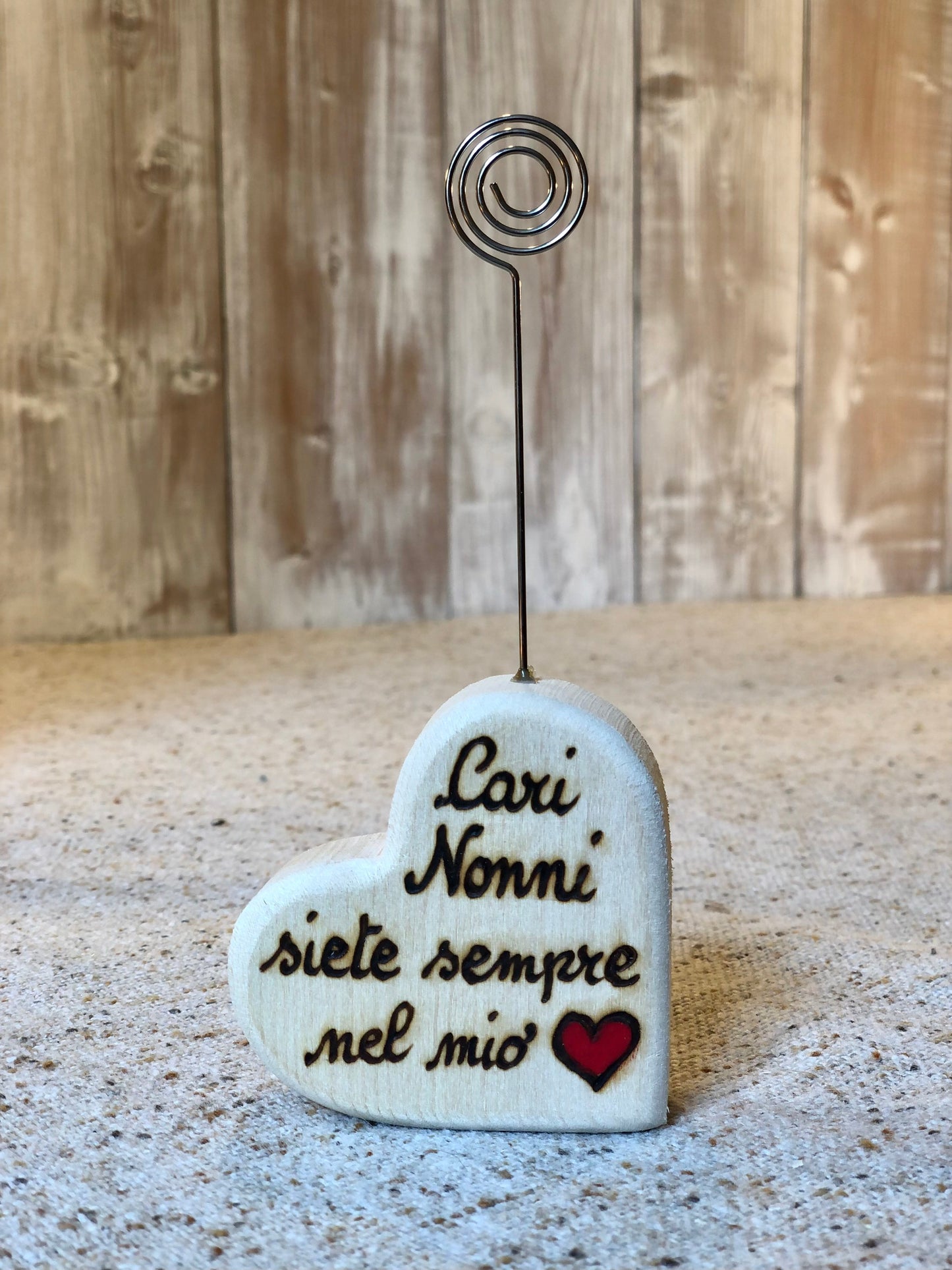 CUORE SEGNAPOSTO (ordine minimo 8 pezzi) Il Truciolo by MJ