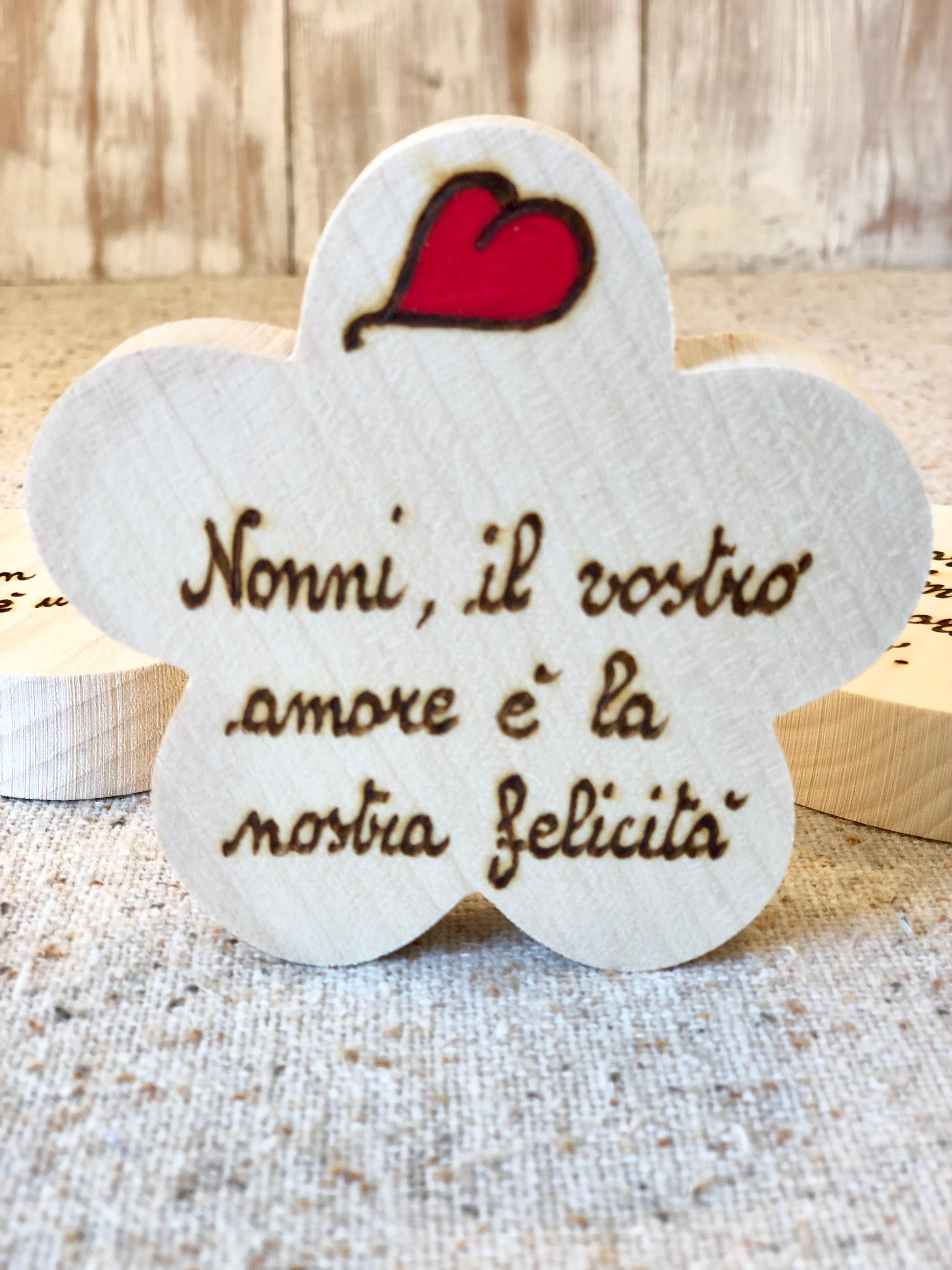 SAGOME CON DEDICA PER I NONNI Il Truciolo by MJ