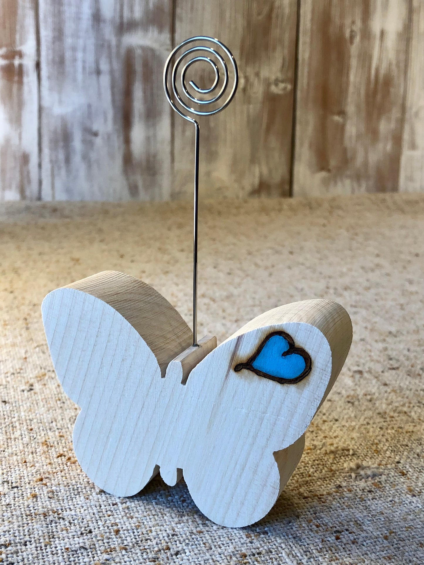FARFALLA SEGNAPOSTO (ordine minimo 8 pezzi) Il Truciolo by MJ