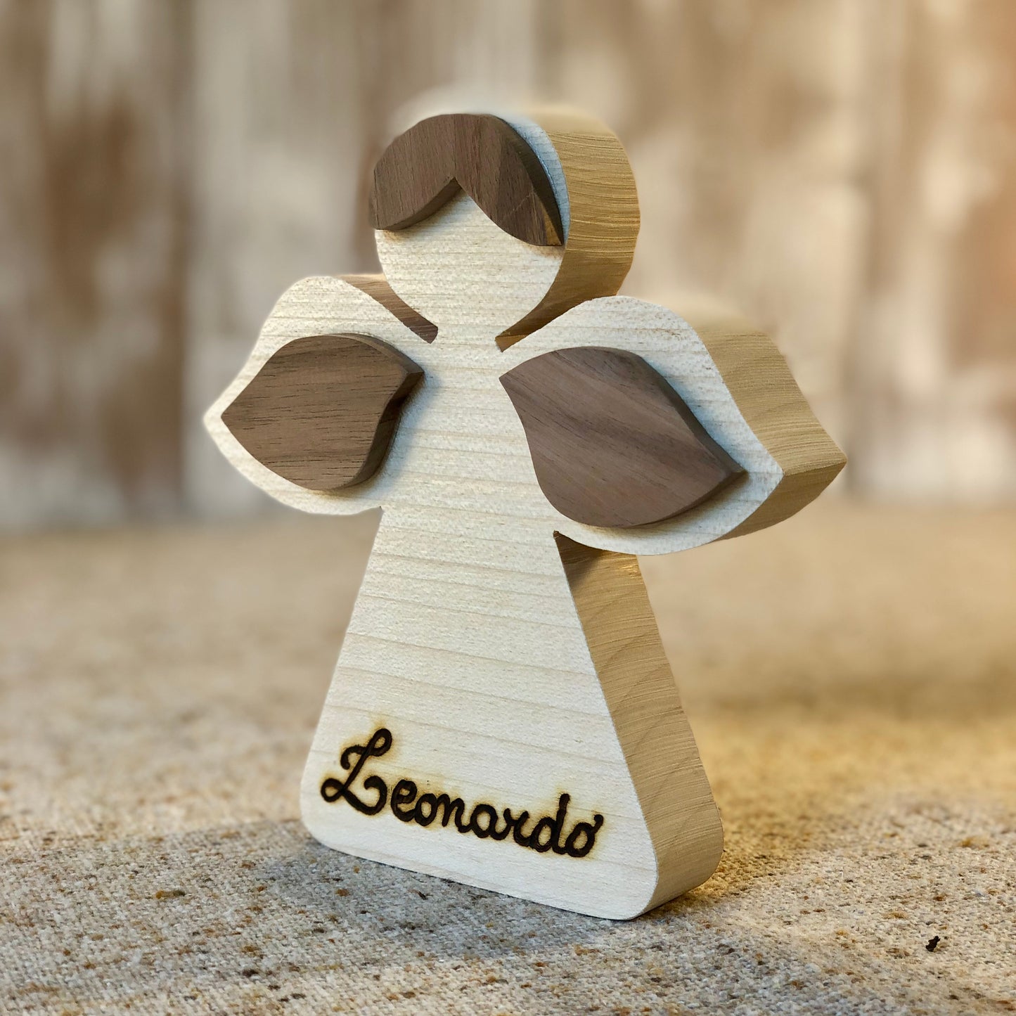 ANGIOLETTO in legno naturale (ordine minimo 8 pezzi) Il Truciolo by MJ