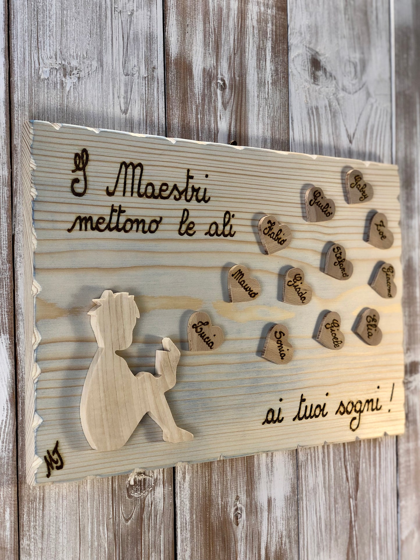 QUADRO GRANDE PER LE MAESTRE Il Truciolo by MJ