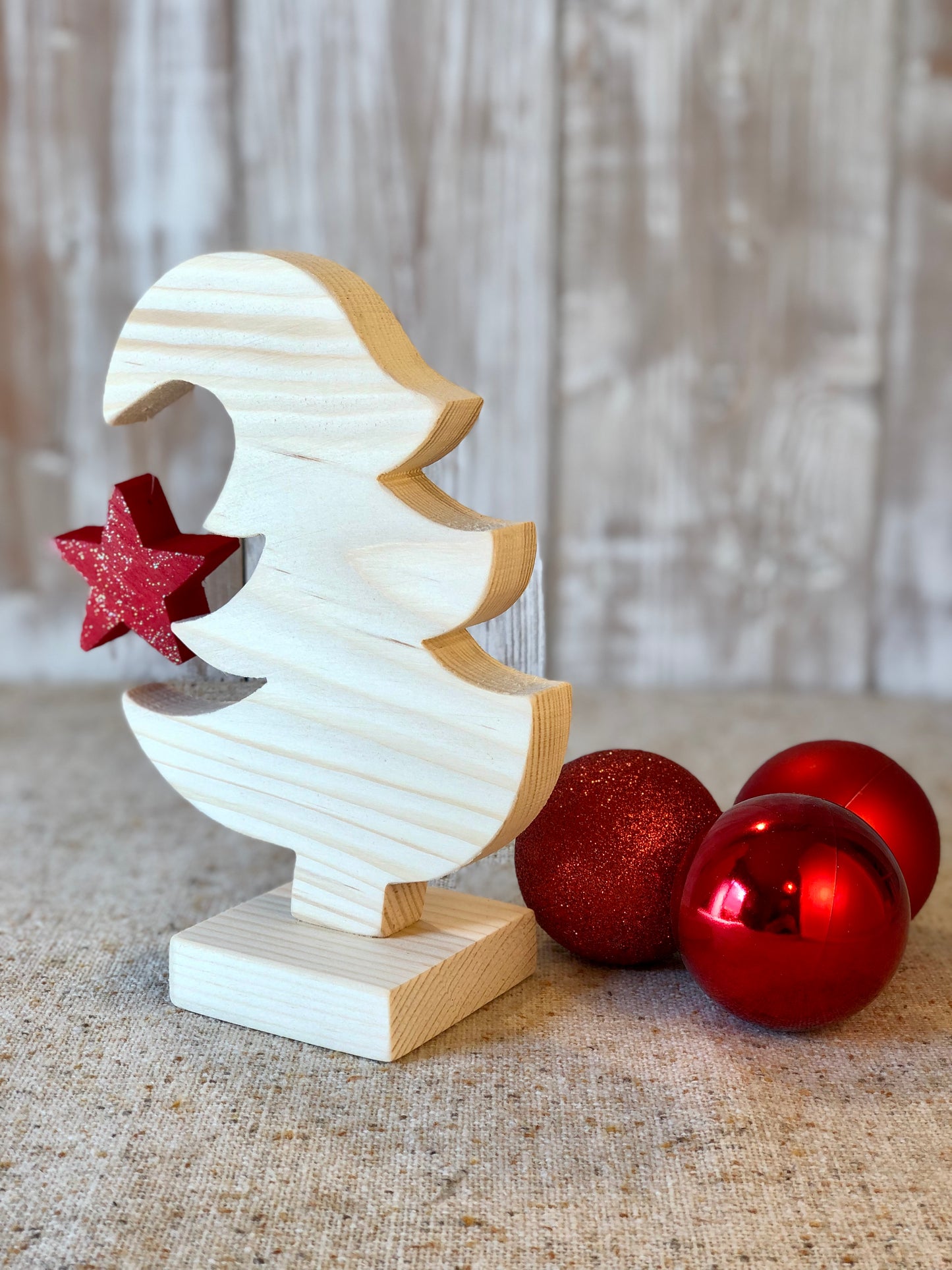 ALBERO DI NATALE CON STELLA PENDENTE Il Truciolo by MJ