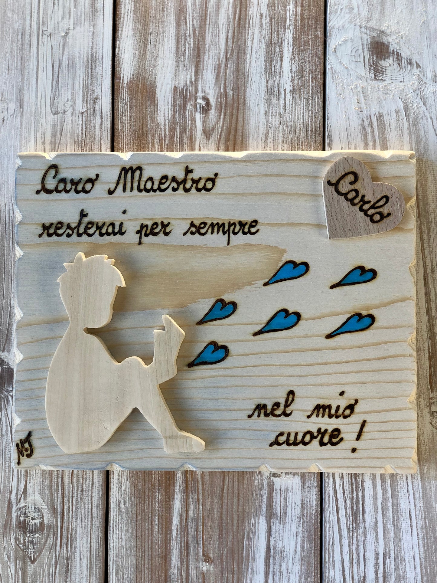 QUADRETTO PER LE MAESTRE Il Truciolo by MJ