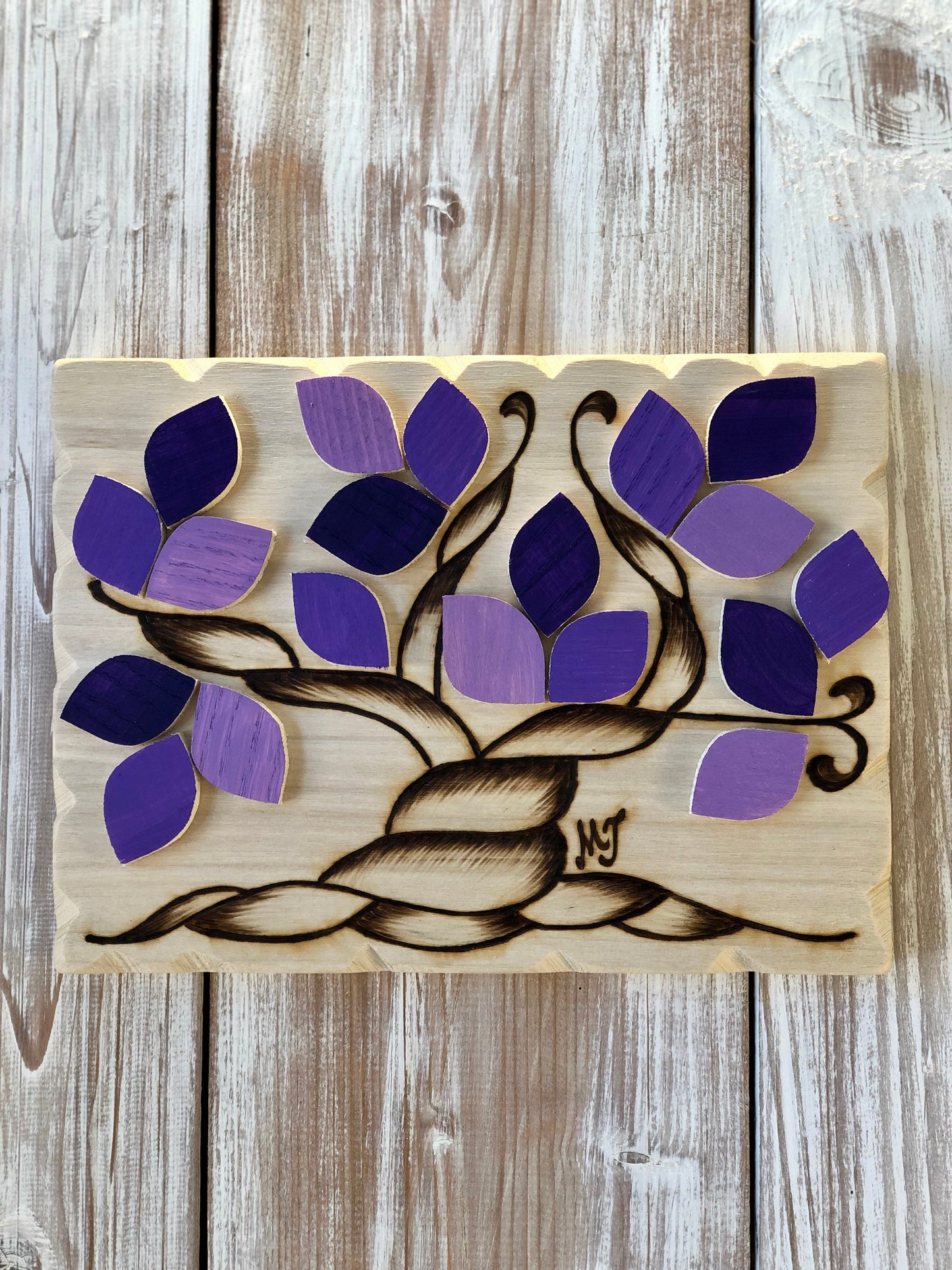 ALBERO DELLA VITA VIOLA 20X15cm (ordine minimo 5 pezzi) Il Truciolo by MJ