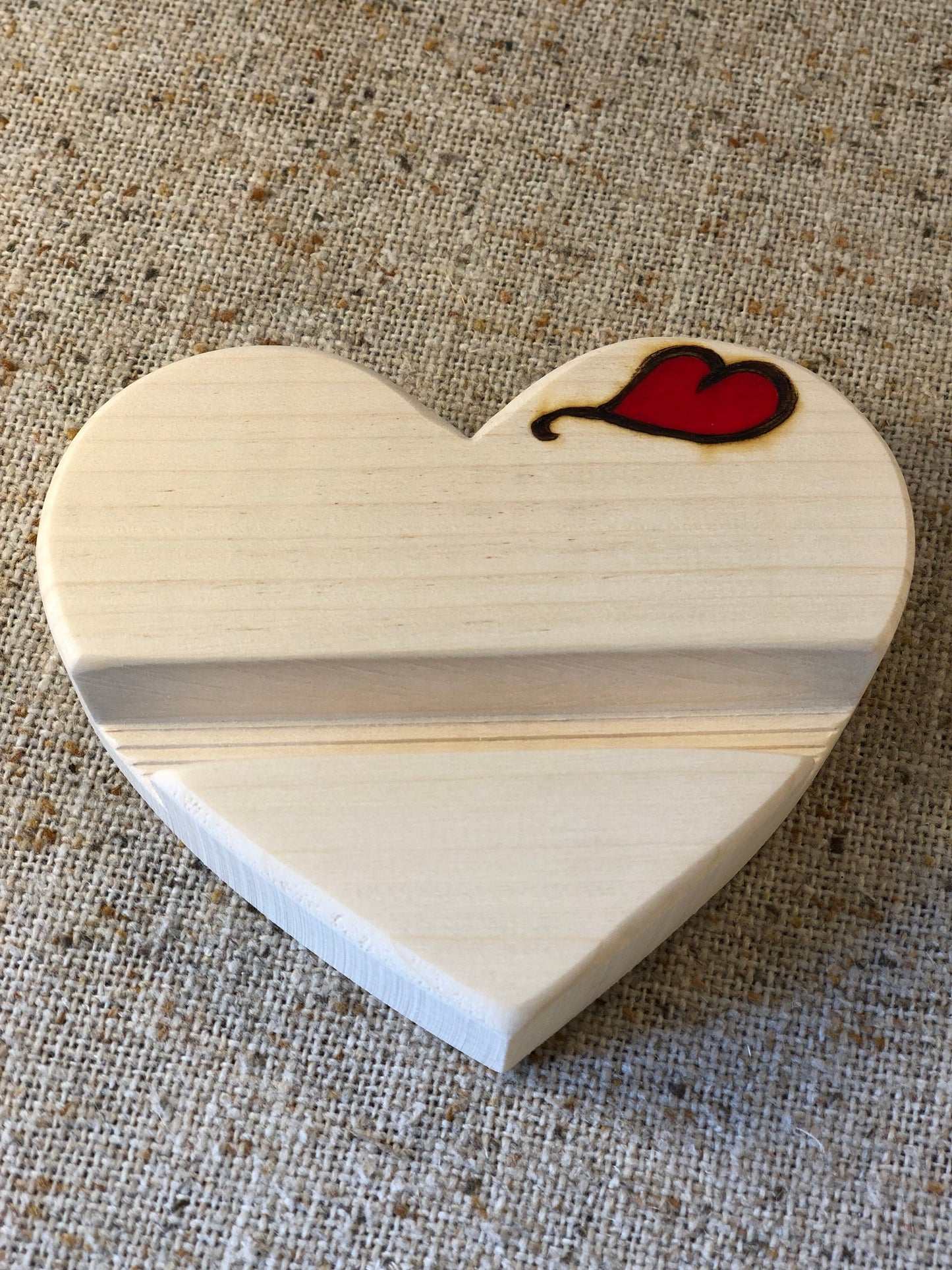 CUORE PORTA CELLULARE (ordine minimo 8 pezzi) Il Truciolo by MJ