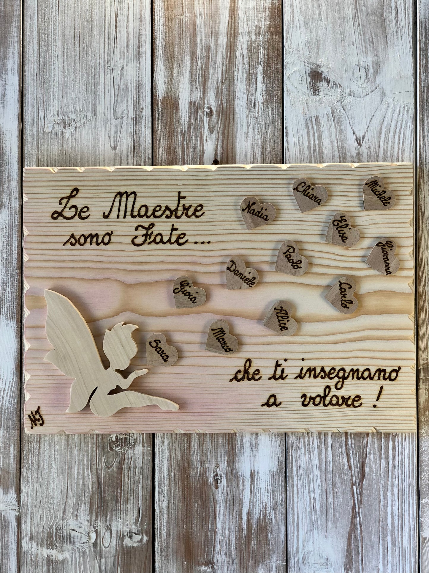 QUADRO GRANDE PER LE MAESTRE Il Truciolo by MJ