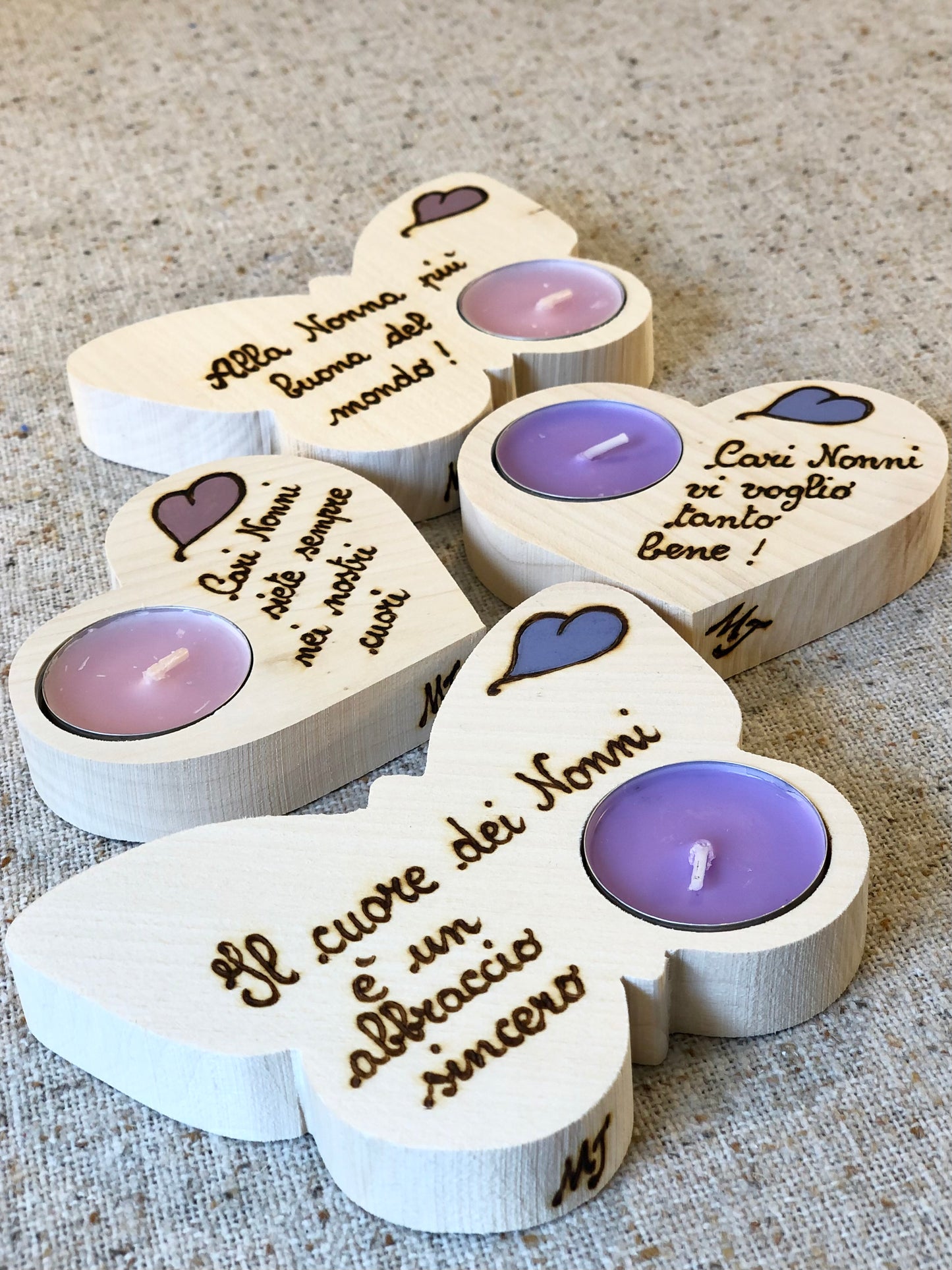 PORTA TEALIGHT NONNI Il Truciolo by MJ