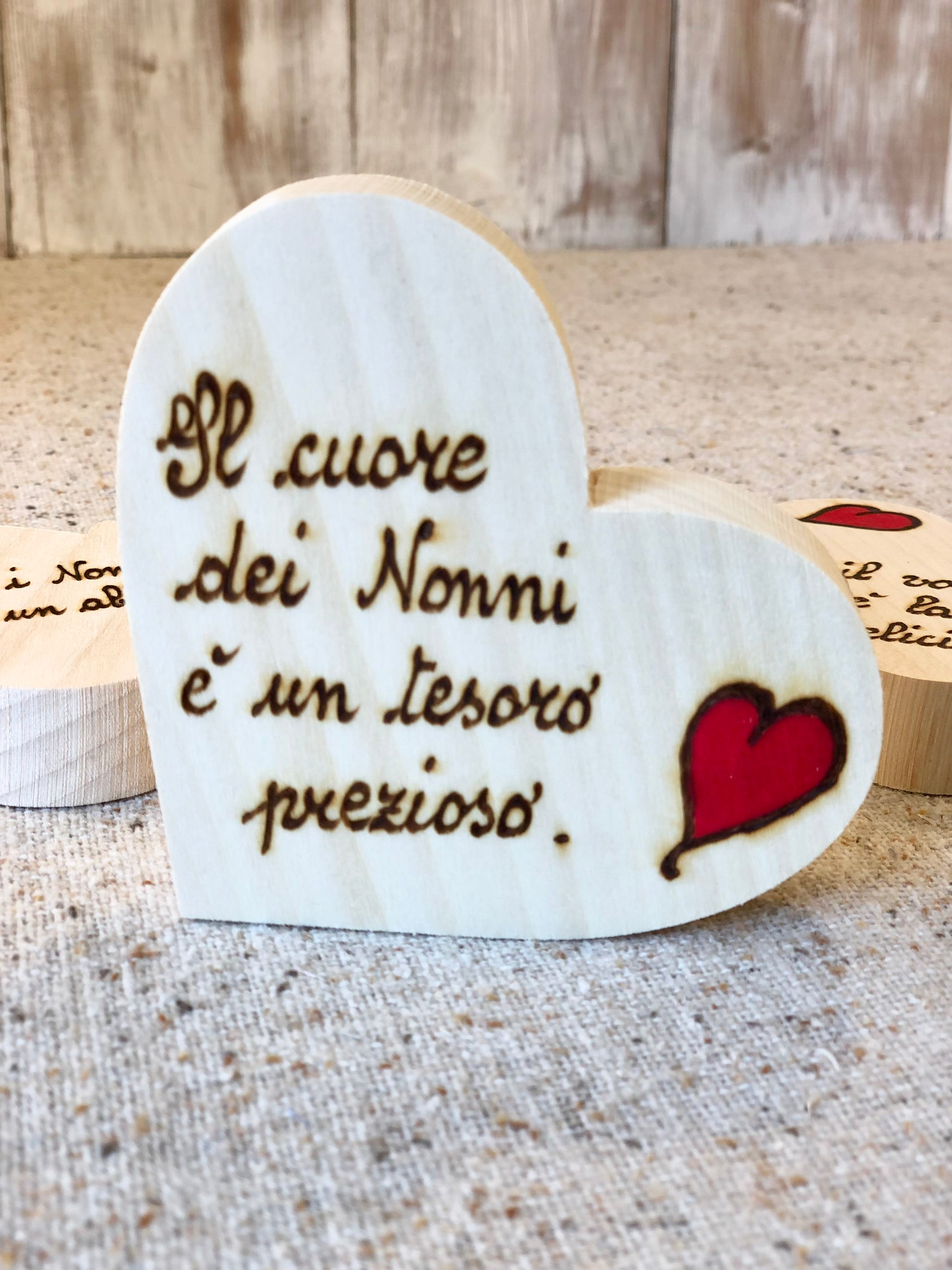SAGOME CON DEDICA PER I NONNI Il Truciolo by MJ