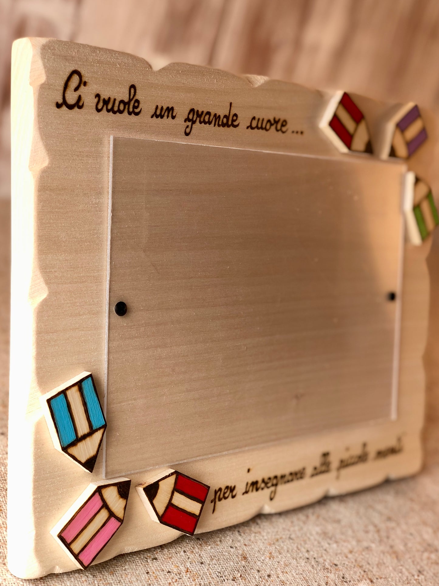 CORNICE SCUOLA 29x23cm (per foto 13x18 cm) Il Truciolo by MJ