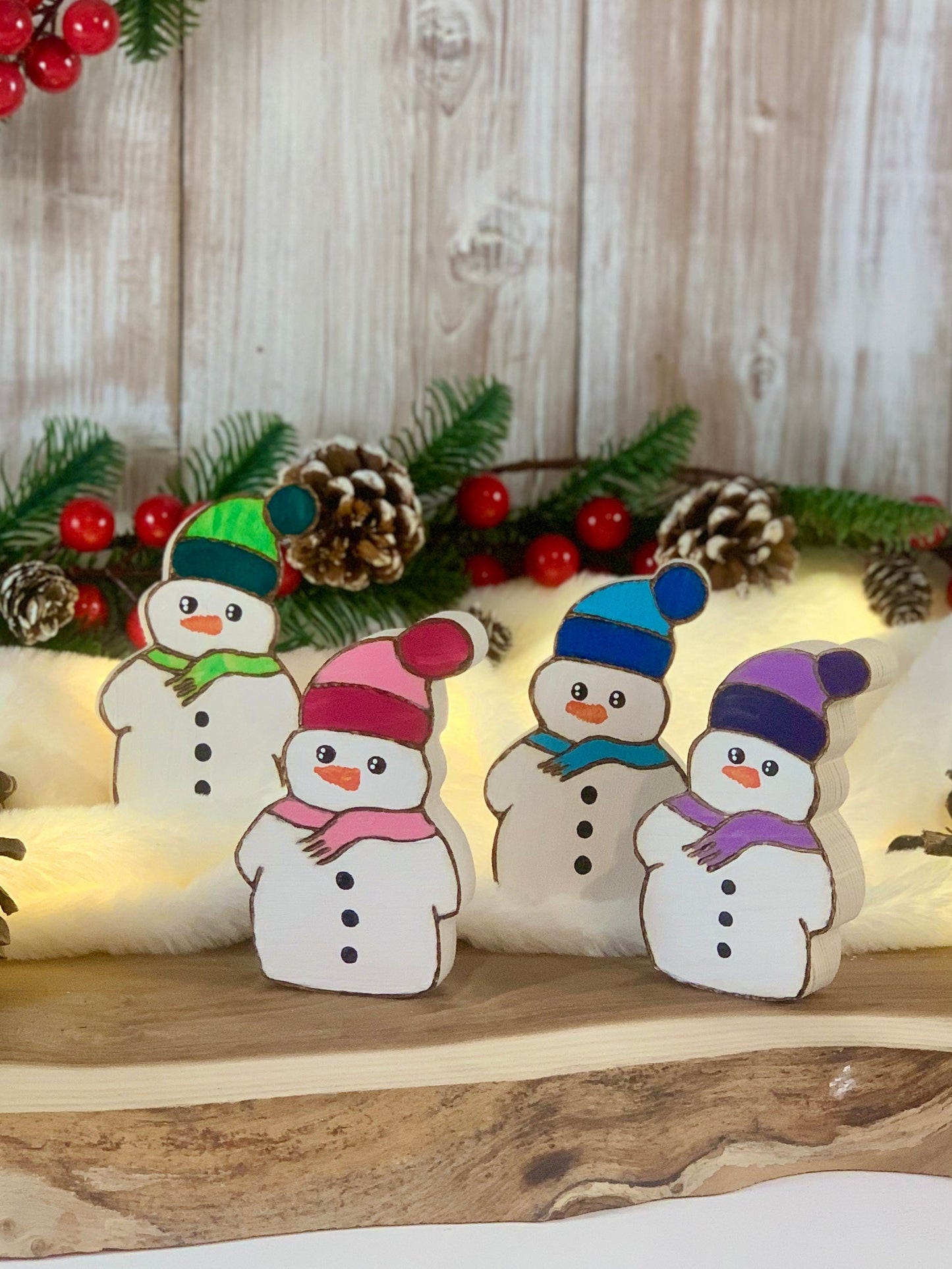 PUPAZZO DI NEVE (ordine minimo 3 pezzi) Il Truciolo by MJ