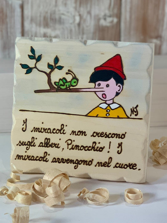 QUADRETTO PINOCCHIO Il Truciolo by MJ