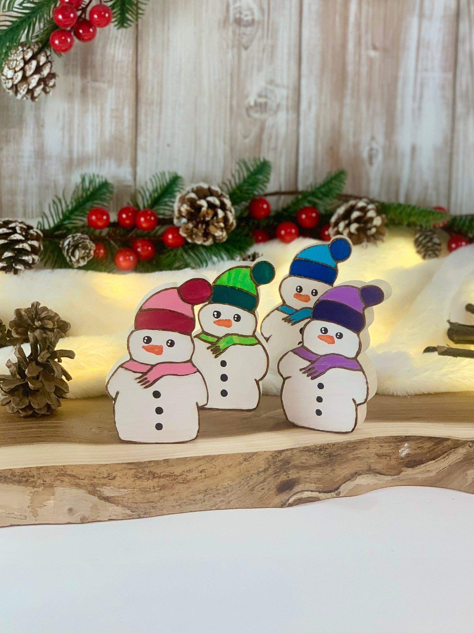 PUPAZZO DI NEVE (ordine minimo 3 pezzi) Il Truciolo by MJ