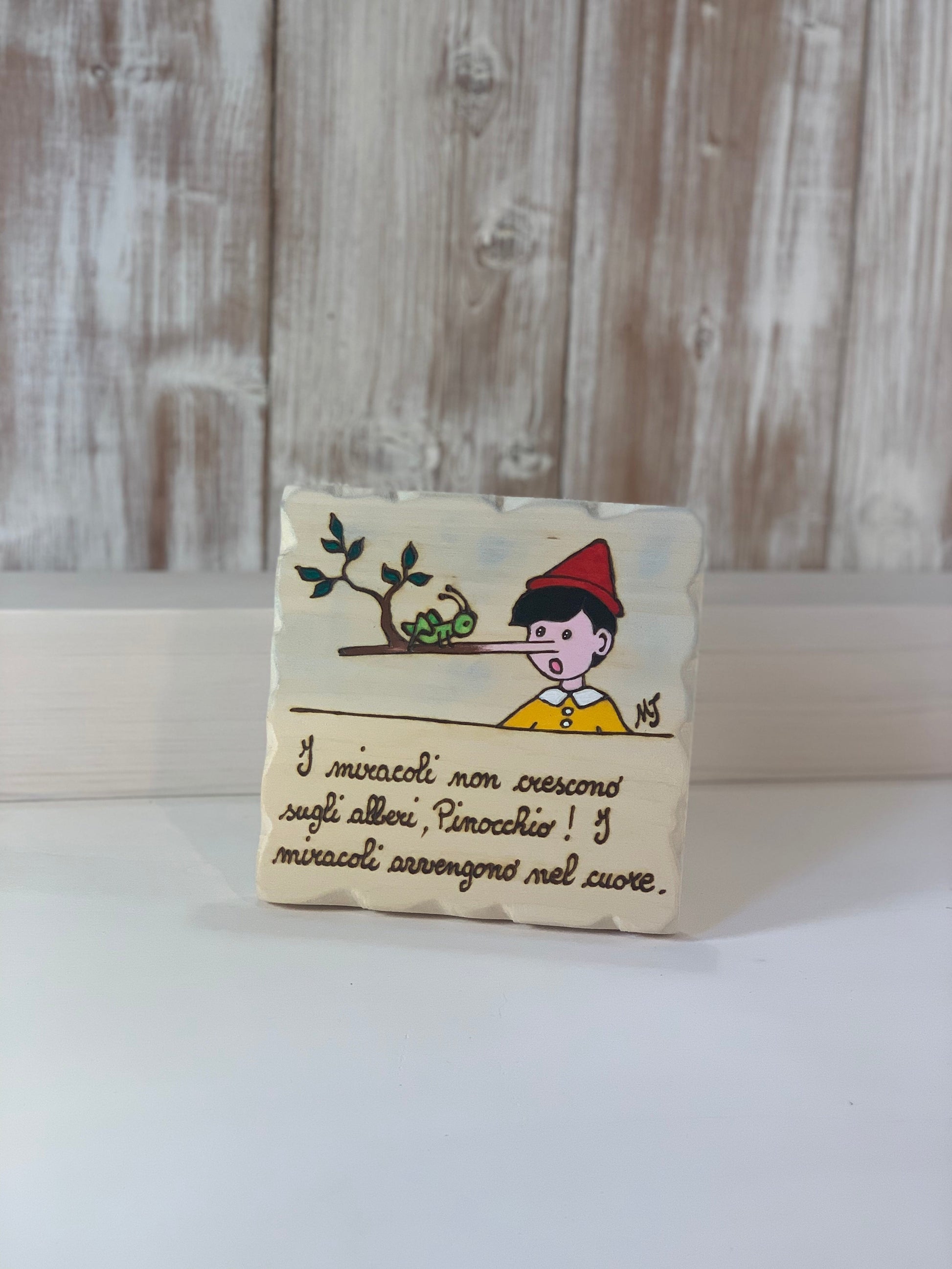 QUADRETTO PINOCCHIO Il Truciolo by MJ