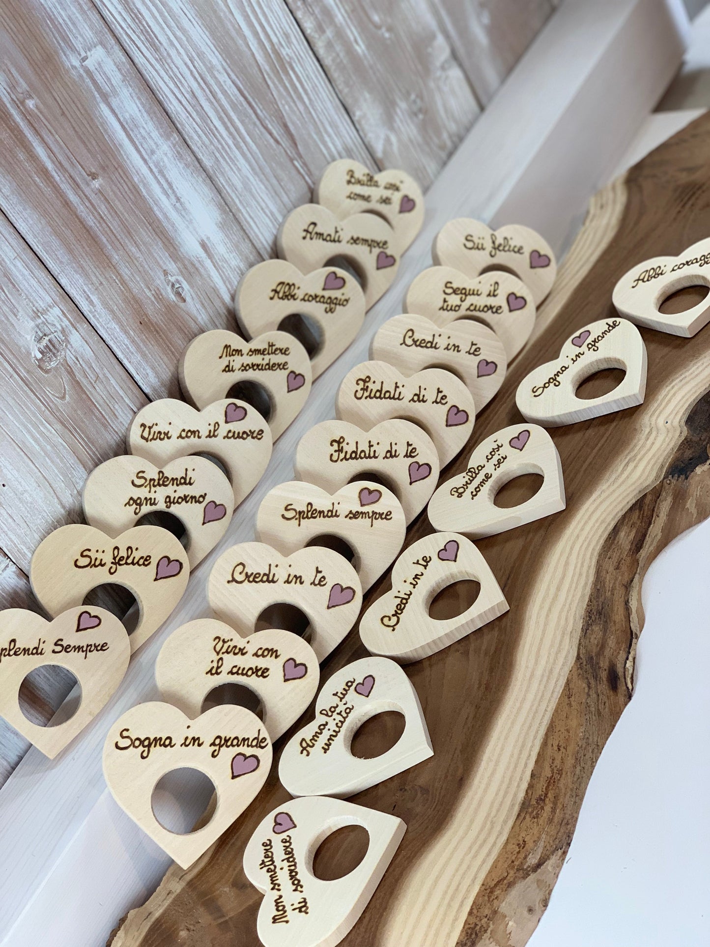 🎁PORTA TOVAGLIOLO STELLA/CUORE Il Truciolo by MJ