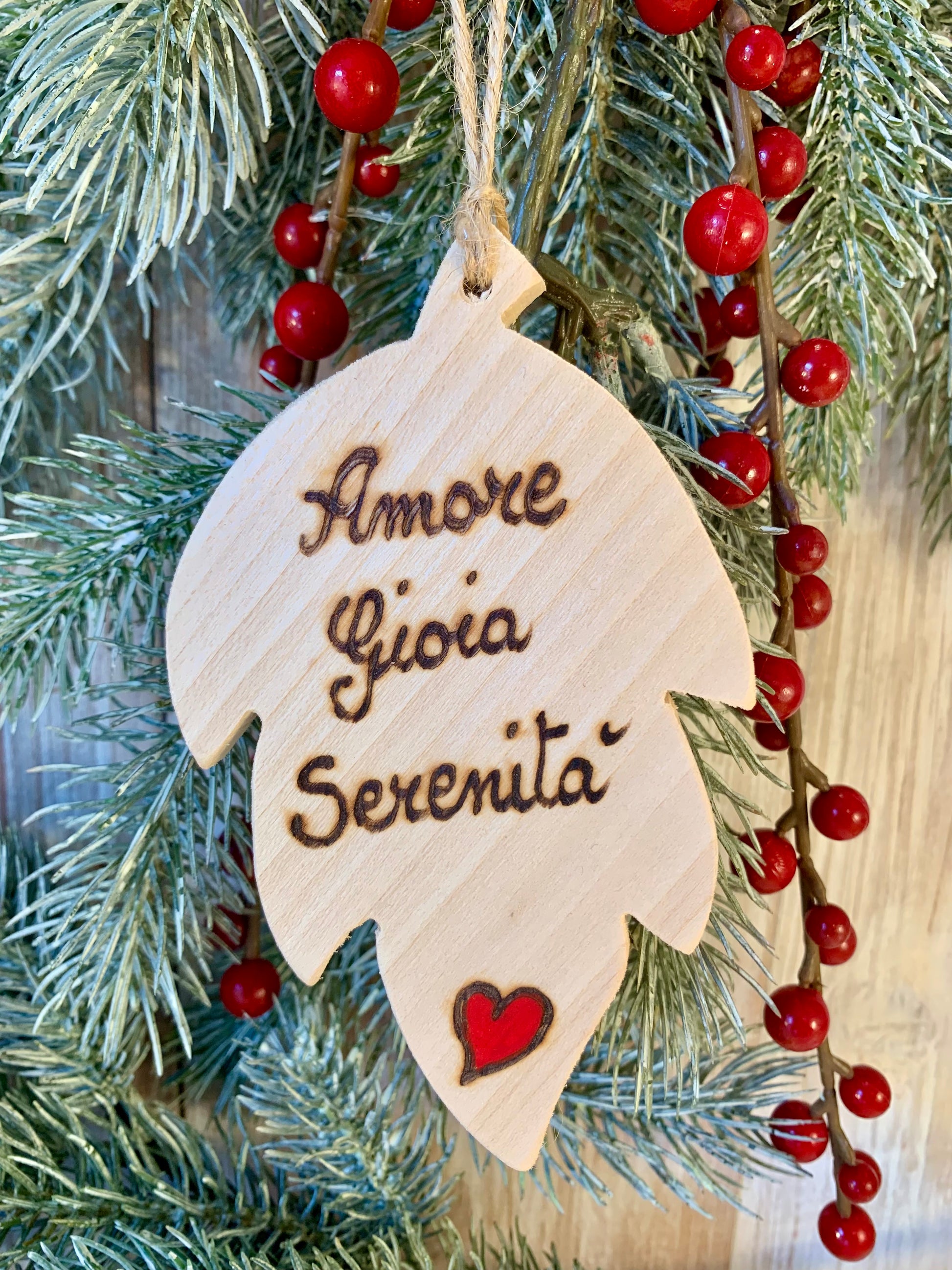 ADDOBBI PER ALBERO DI NATALE Il Truciolo by MJ