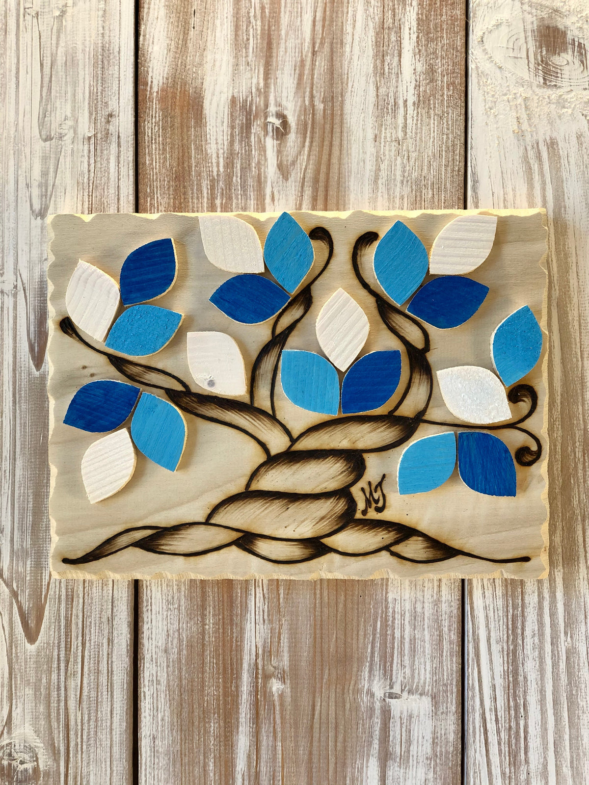ALBERO DELLA VITA BIANCO (20x15cm) Il Truciolo by MJ