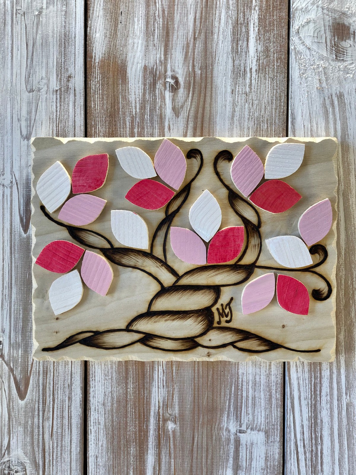 ALBERO DELLA VITA BIANCO (20x15cm) Il Truciolo by MJ