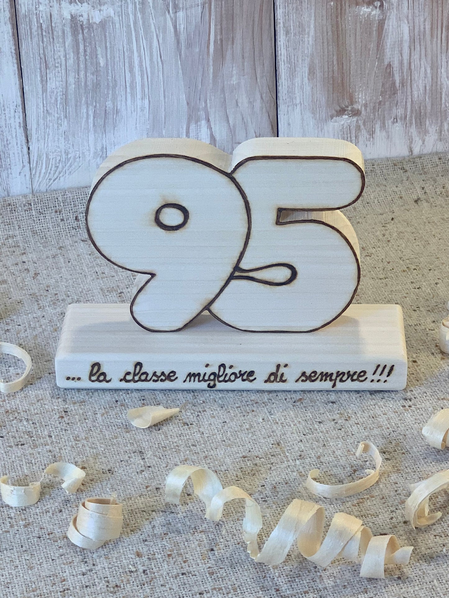 NUMERI IN LEGNO Il Truciolo by MJ