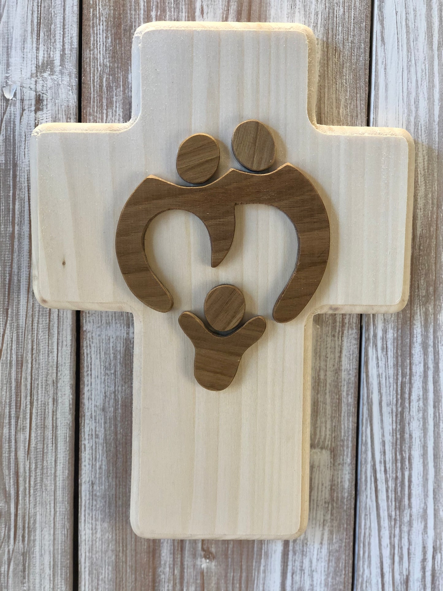 CROCEFISSO CON SACRA FAMIGLIA Il Truciolo by MJ