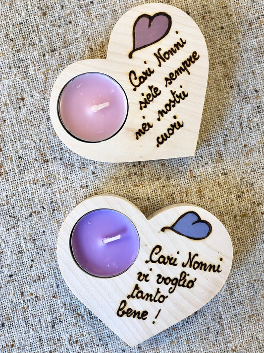 PORTA TEALIGHT NONNI (Copia) Il Truciolo by MJ